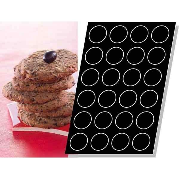 Premium Silicone Cookie Mold - 78mm Round Baking Mat for Perfect Homemade Cookies, Cakes & Desserts | Ideal for Christmas, Birthday & Party Treats