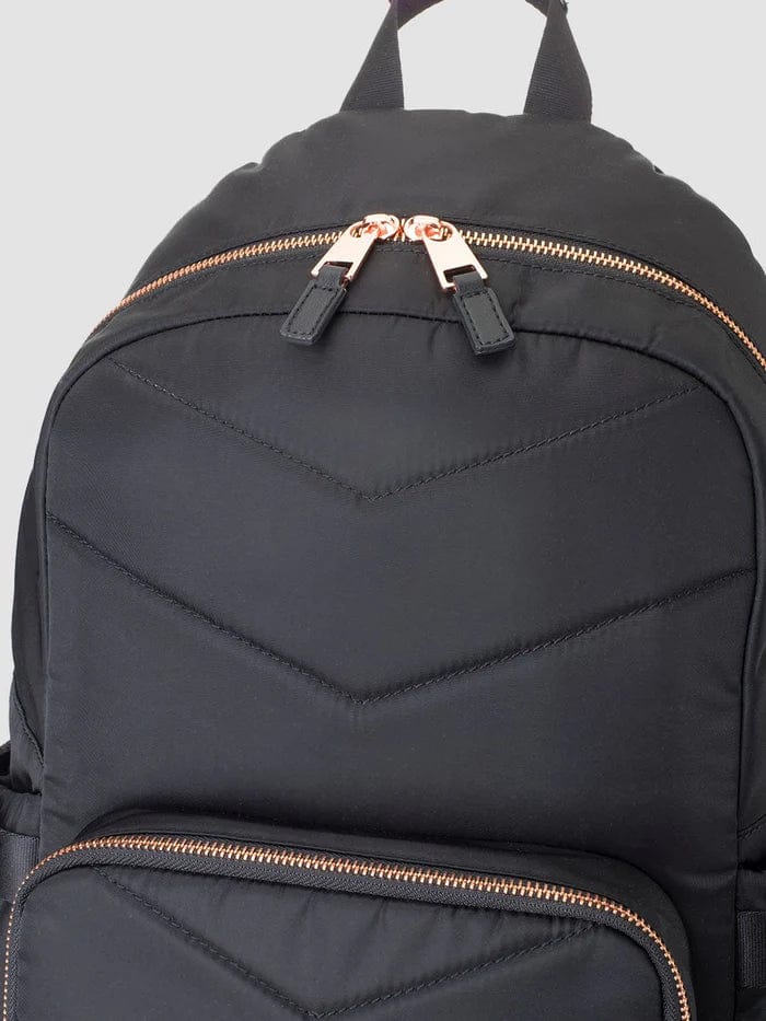 Storksak Hero Quit Backpack - Stylish & Functional Diaper Bag for Parents - Perfect for Travel, Daycare & On-the-Go Moms (Black)