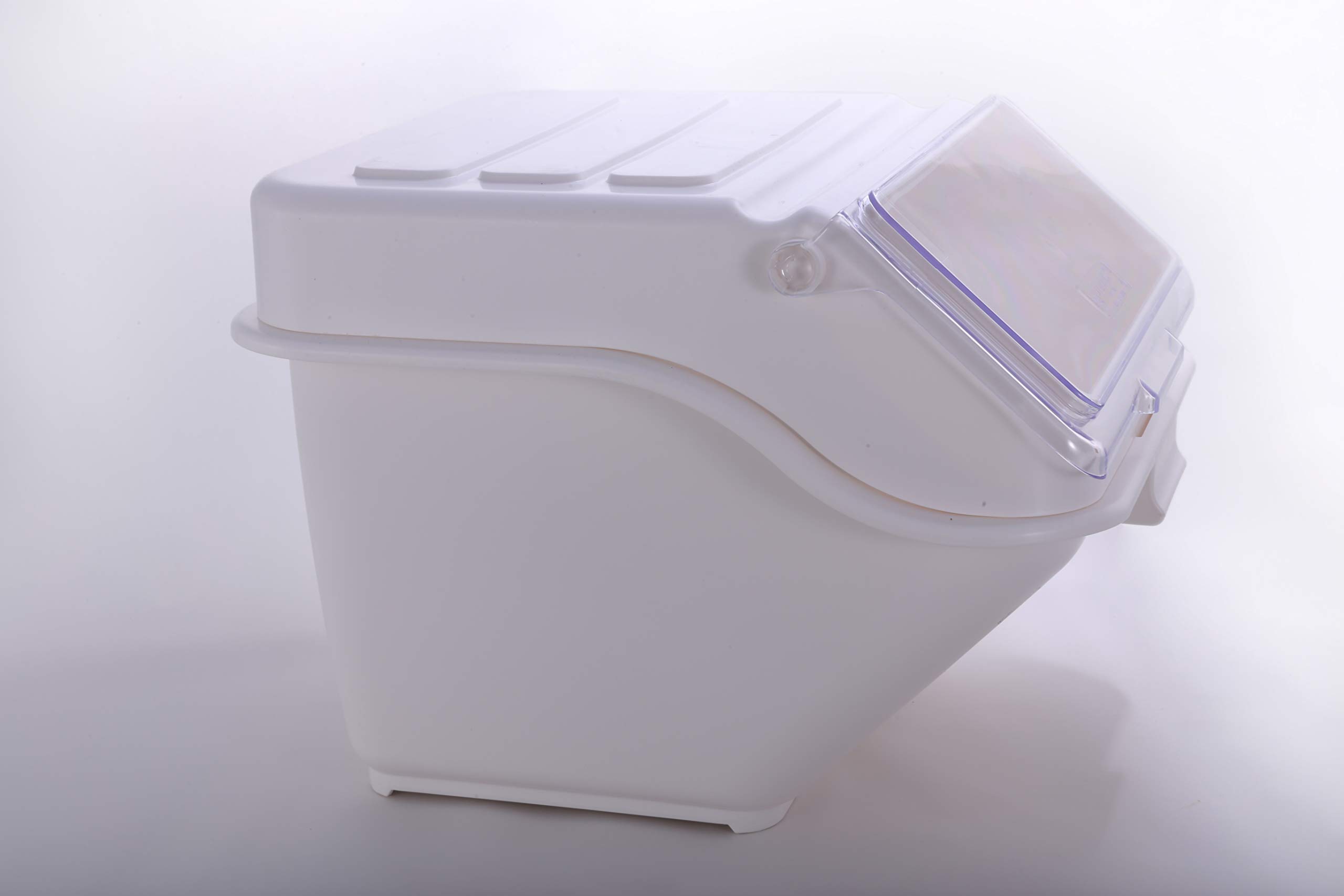 Hakka Commercial 200-Cup ProSave Shelf-Storage Ingredient Bin with Scoop - Stackable Food Storage Container for Bulk Dry Goods, Spices, Grains & Coffee - Perfect for Restaurants, Bakeries & Pantry Organization