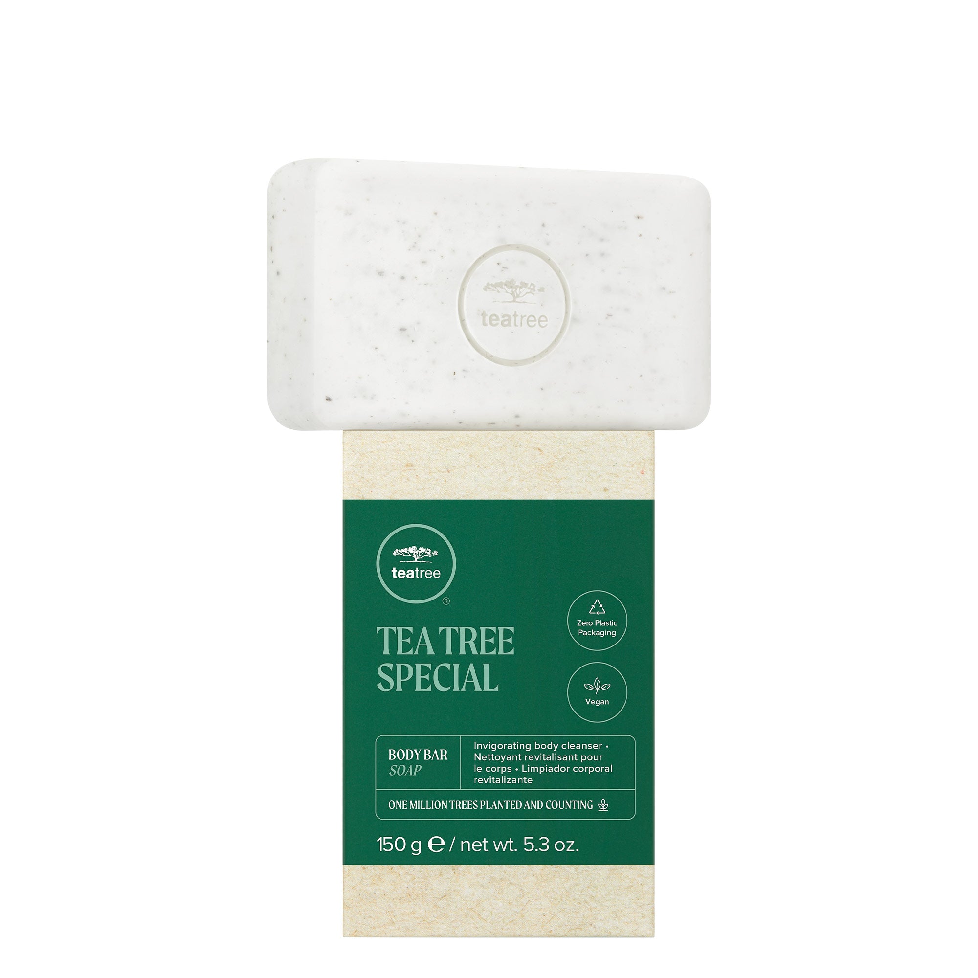 Organic Tea Tree Oil Body Bar Soap for Acne & Sensitive Skin - Deep Cleansing, Antibacterial & Moisturizing - Perfect for Daily Shower & Skincare Routine