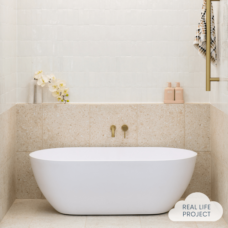 Noosa Gloss Zellige White Tile - Premium Ceramic Wall & Floor Tile for Bathroom, Kitchen Backsplash & Shower Renovation