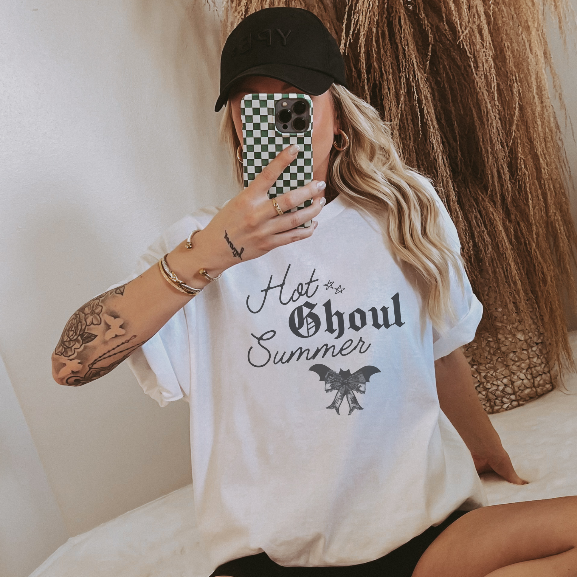 Hot Ghoul Summer Shirt - Trendy Halloween Graphic Tee for Women & Men - Perfect for Spooky Season, Costume Parties & Casual Wear