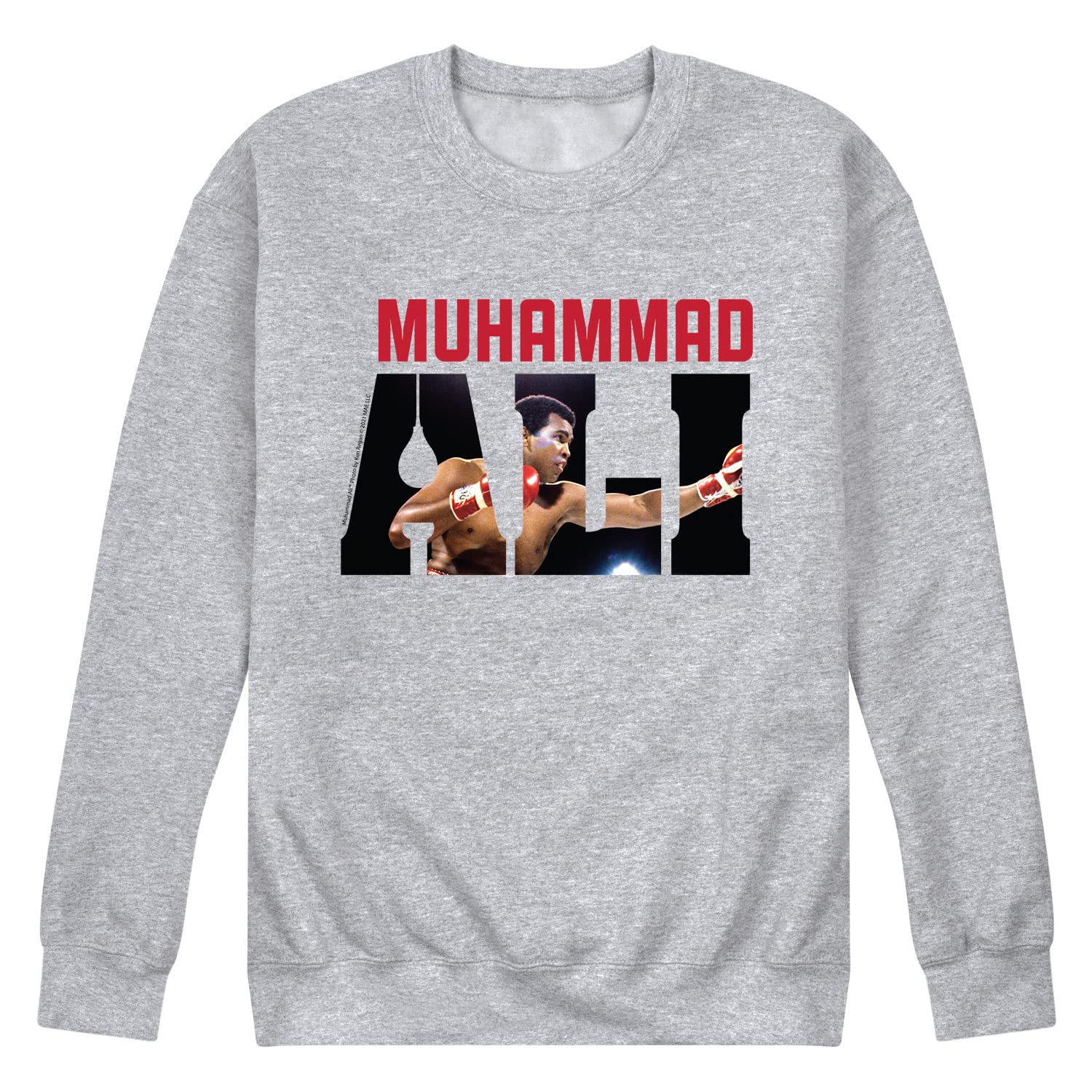 HYBRID APPAREL Muhammad Ali Men's Fleece Pullover Hoodie - Soft Crewneck Sweatshirt for Gym, Casual Wear & Street Style