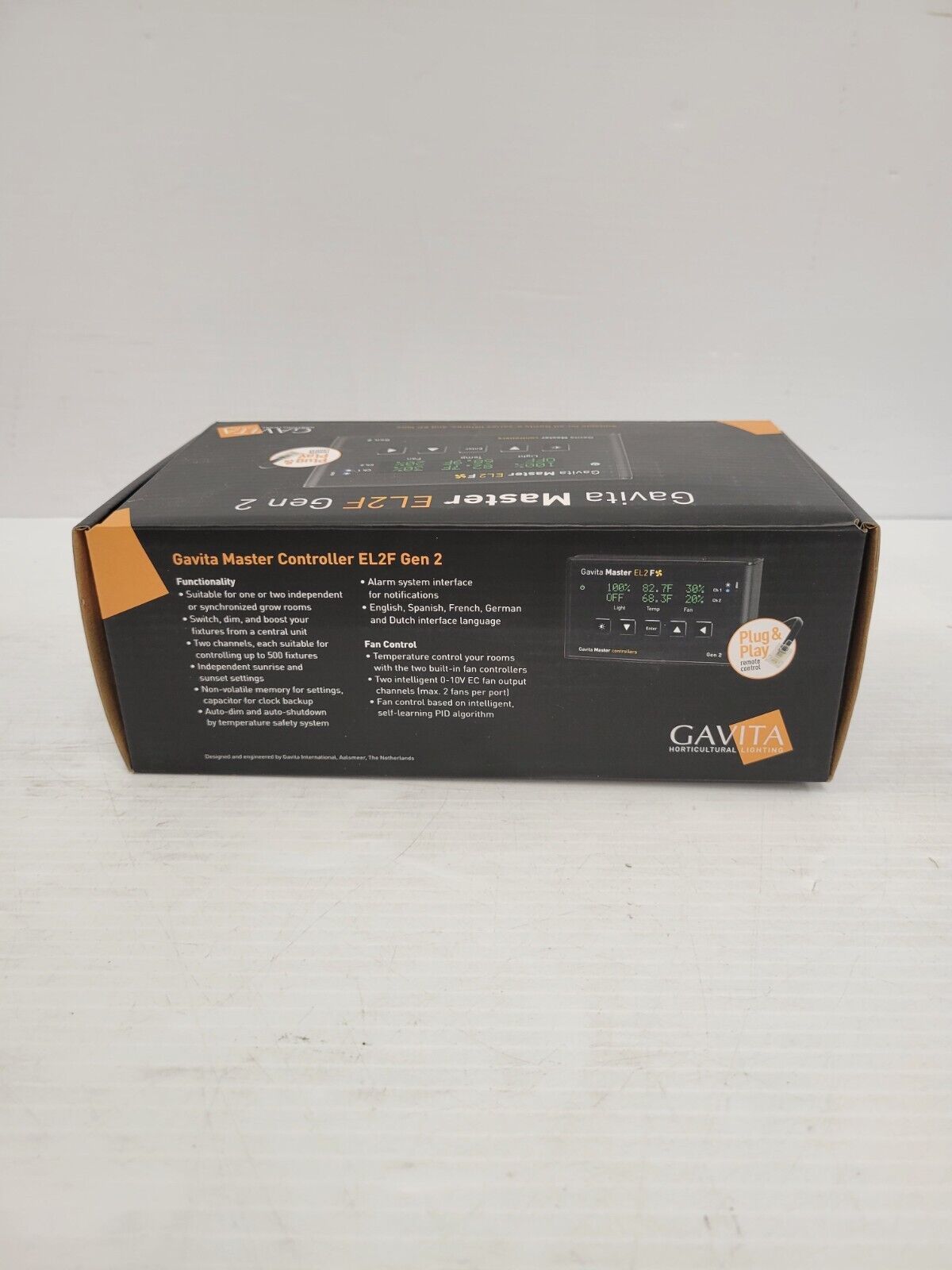 Gravita EL2F Master Light Controller - Professional DMX Lighting Control for DJs, Concerts & Events | Perfect for Stage Shows & Nightclubs