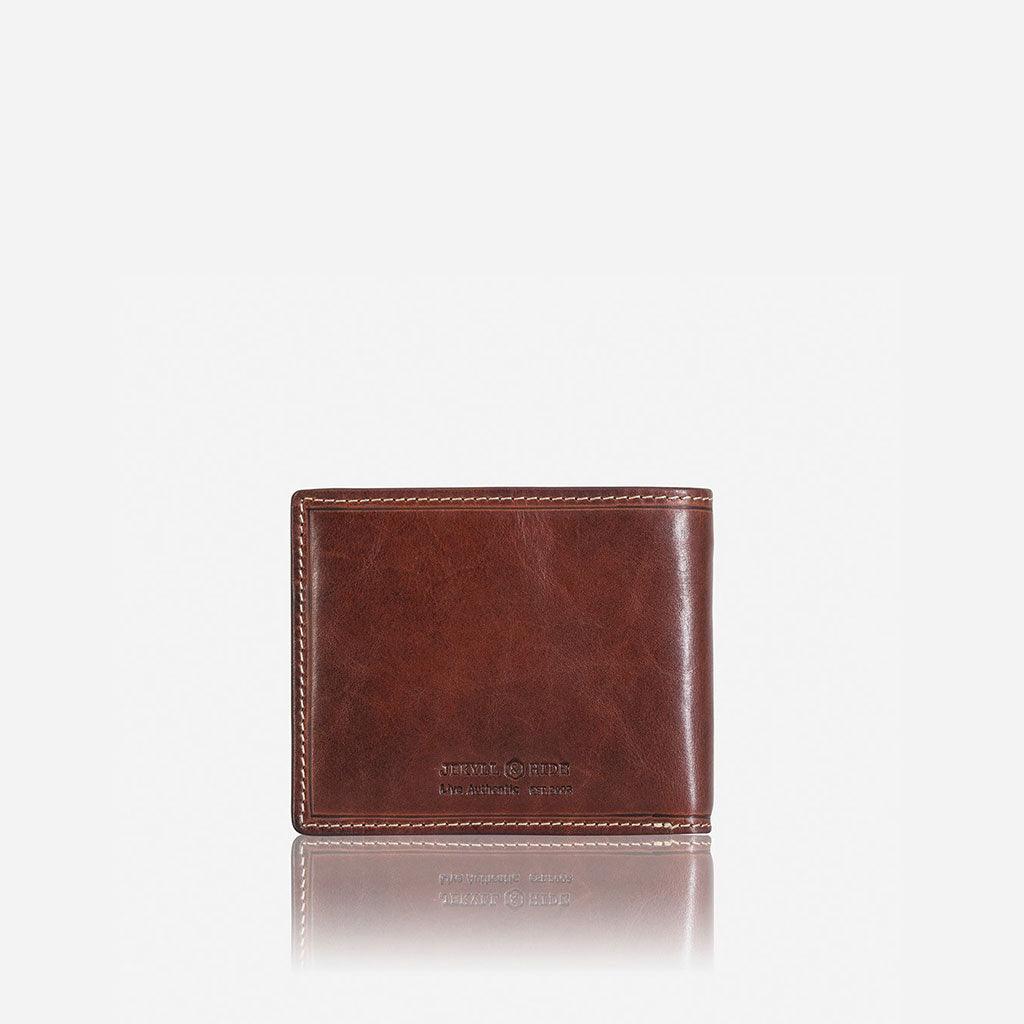 Jekyll & Hide Oxford Medium Billfold Wallet With Coin Pocket - Genuine Leather RFID Blocking Wallet for Men - Perfect for Travel, Business & Everyday Use