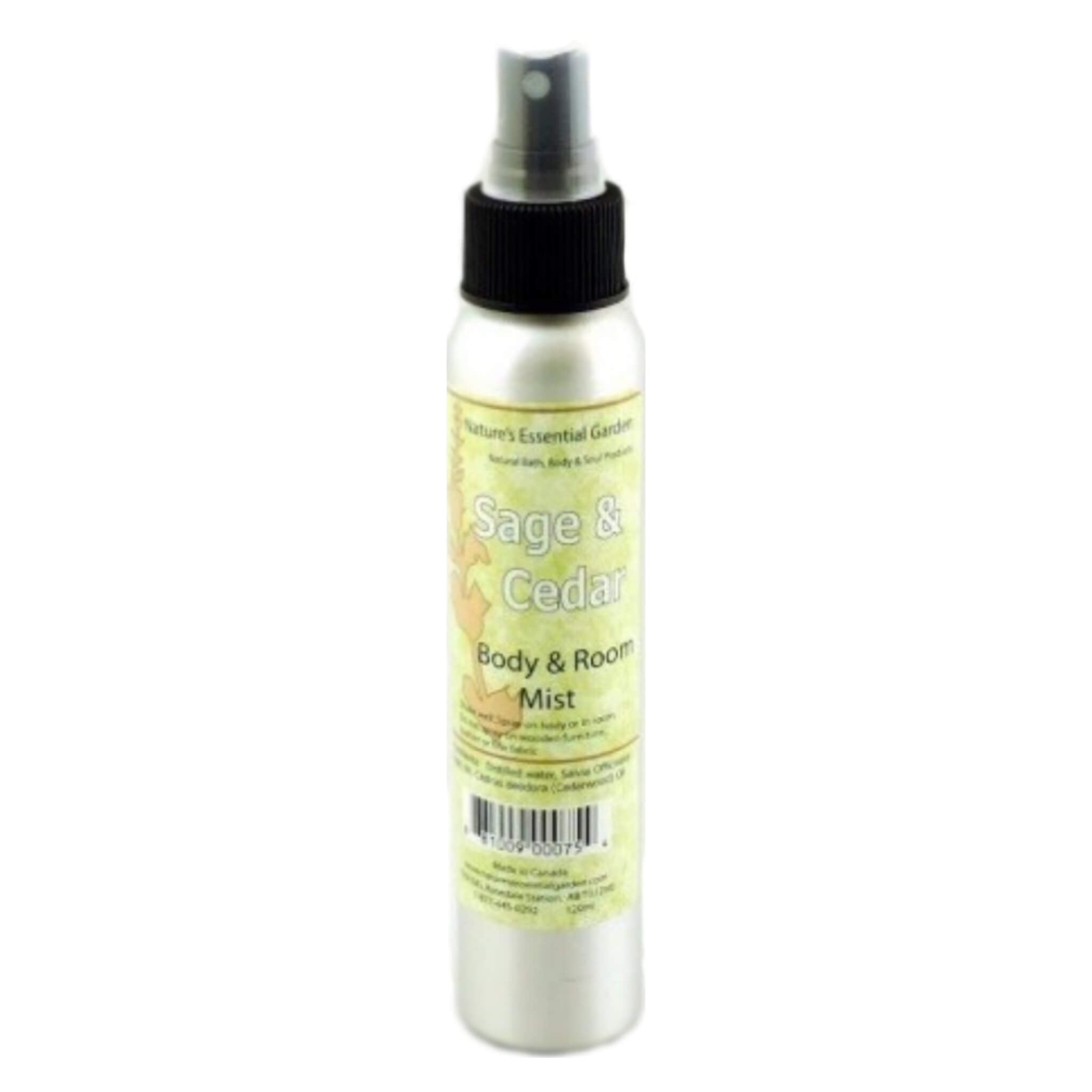 Cedar Sage Body & Room Spray - Natural Aromatherapy Mist for Home, Office & Relaxation | Freshen Air & Uplift Mood