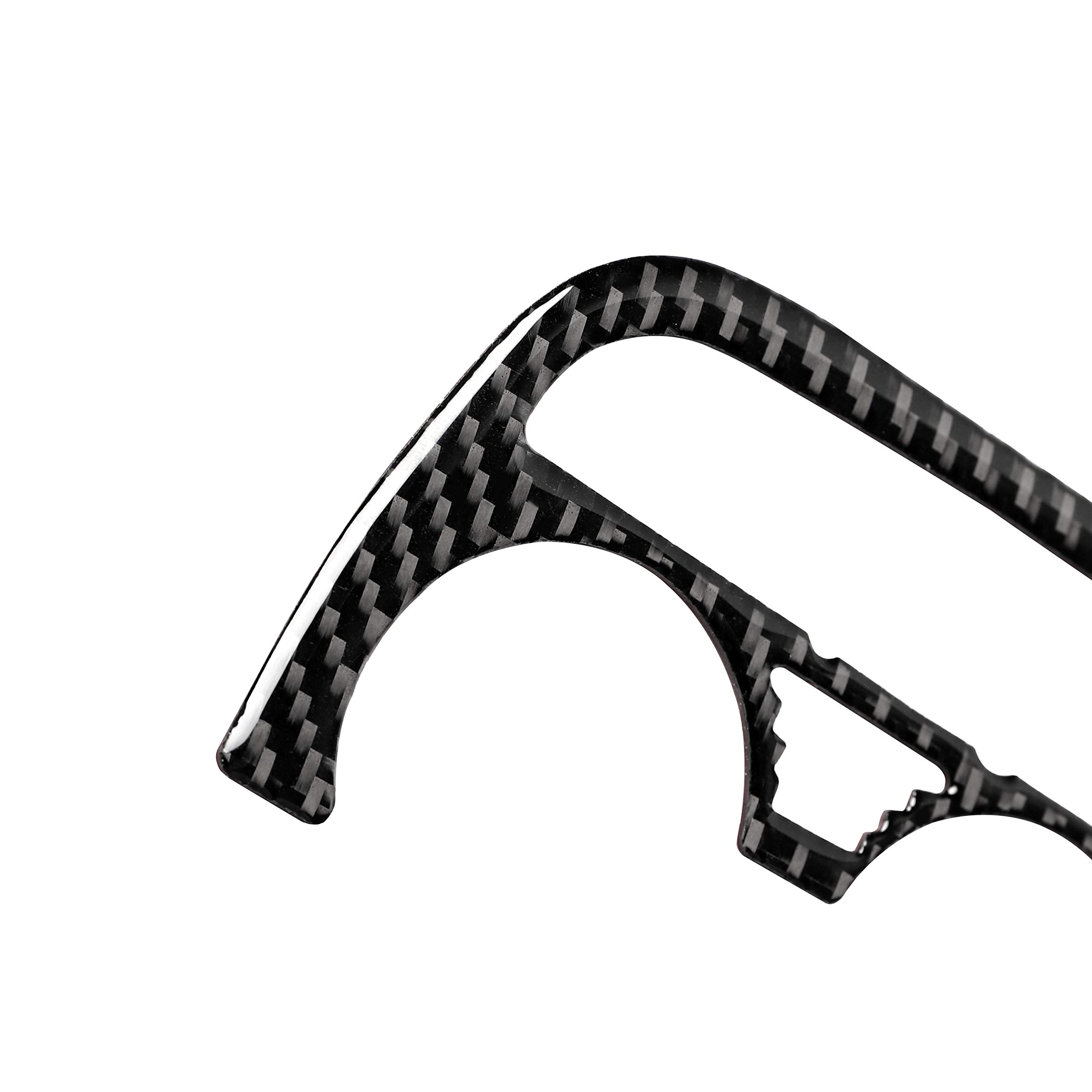 Premium Carbon Fiber Air Conditioner Button Cover Trim for Audi TT 8N/8J MK123 TTRS (2008-2014) - Interior Upgrade Accessory | Enhances Dashboard Style & Protects Controls
