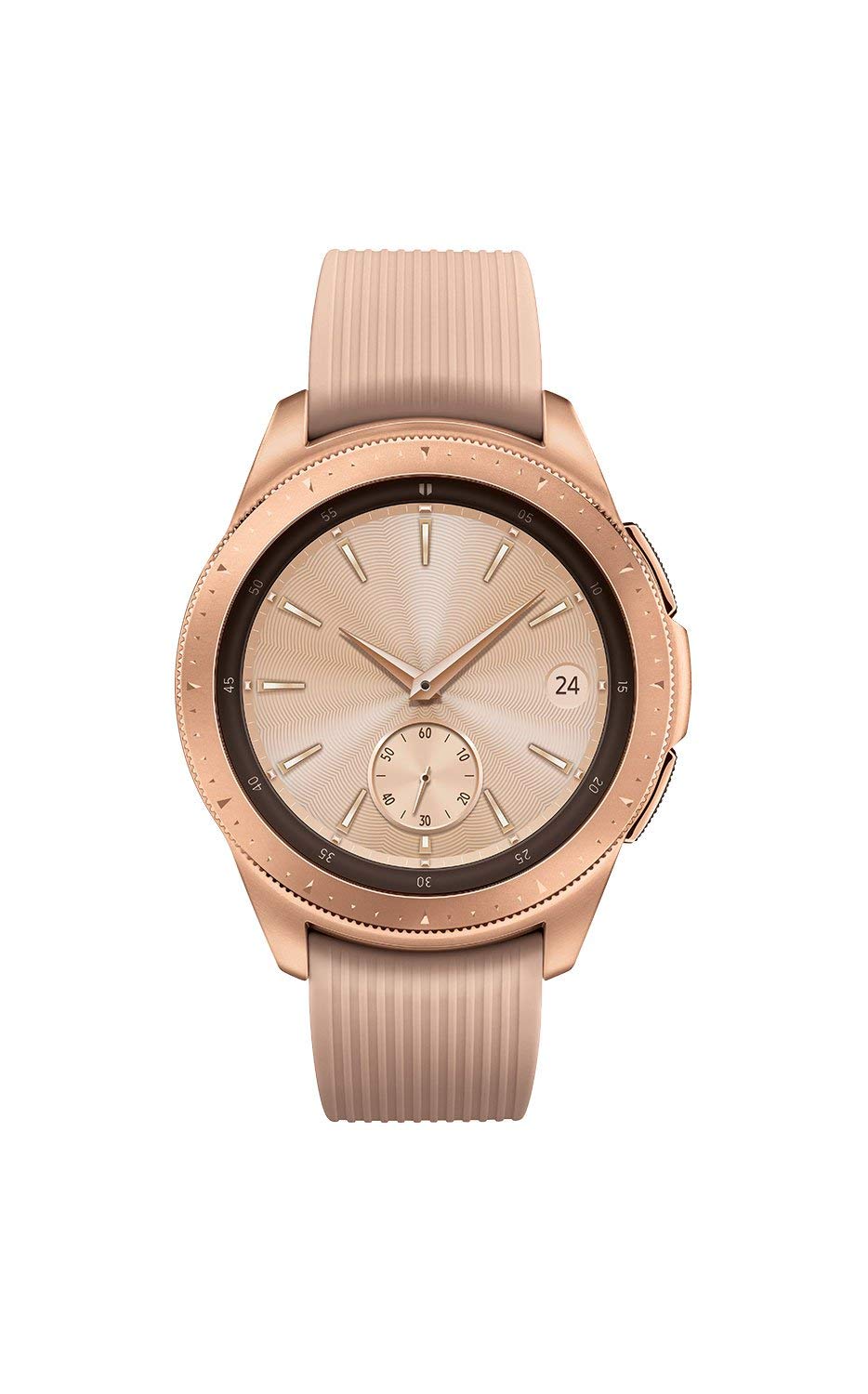 SAMSUNG Galaxy Watch 42mm Rose Gold - Bluetooth Smartwatch with Sleep Monitor, Heart Rate & Fitness Tracking (Renewed) - Perfect for Workouts, Sleep Analysis & Daily Activity Tracking