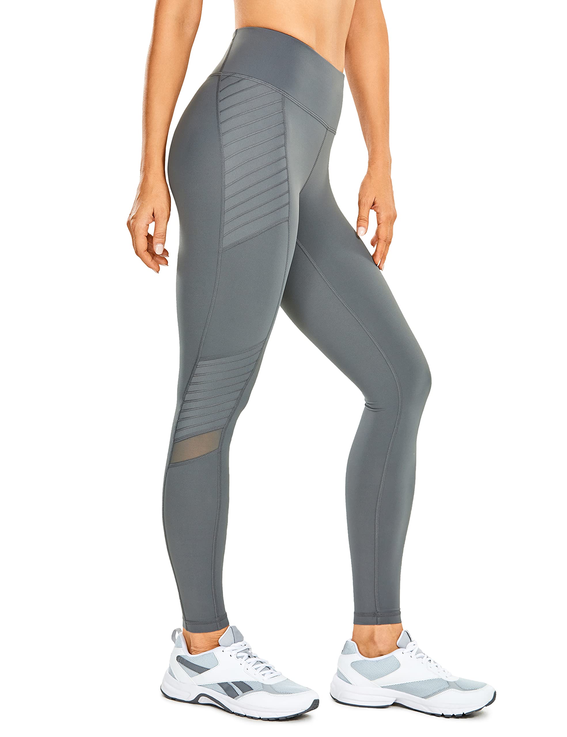 CRZ YOGA Women's High Waisted Moto Leggings - 25