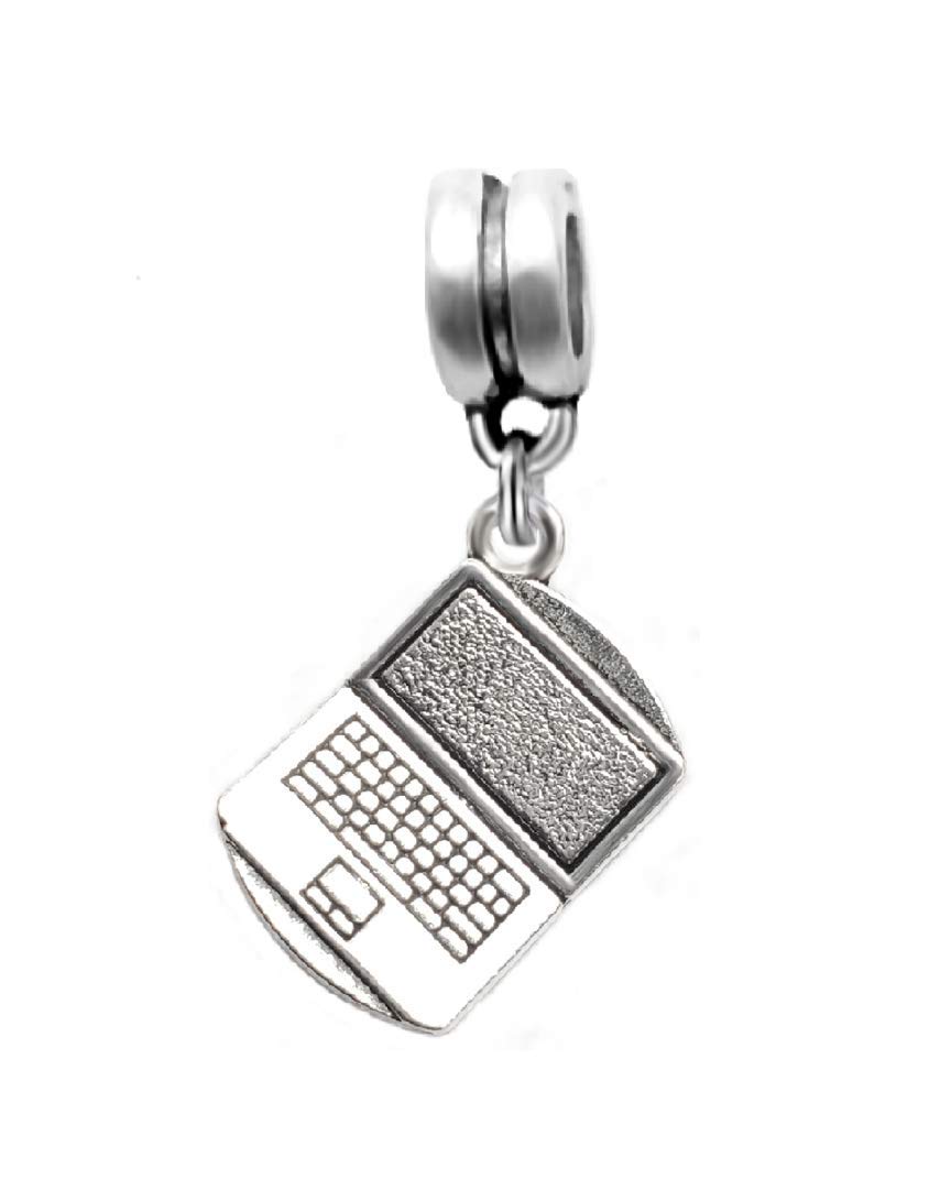 LaBenie Dangle Beaded Keyboard Charm for Laptop & Computer - Cute Decorative Accessory for Work, School & Gaming Setup