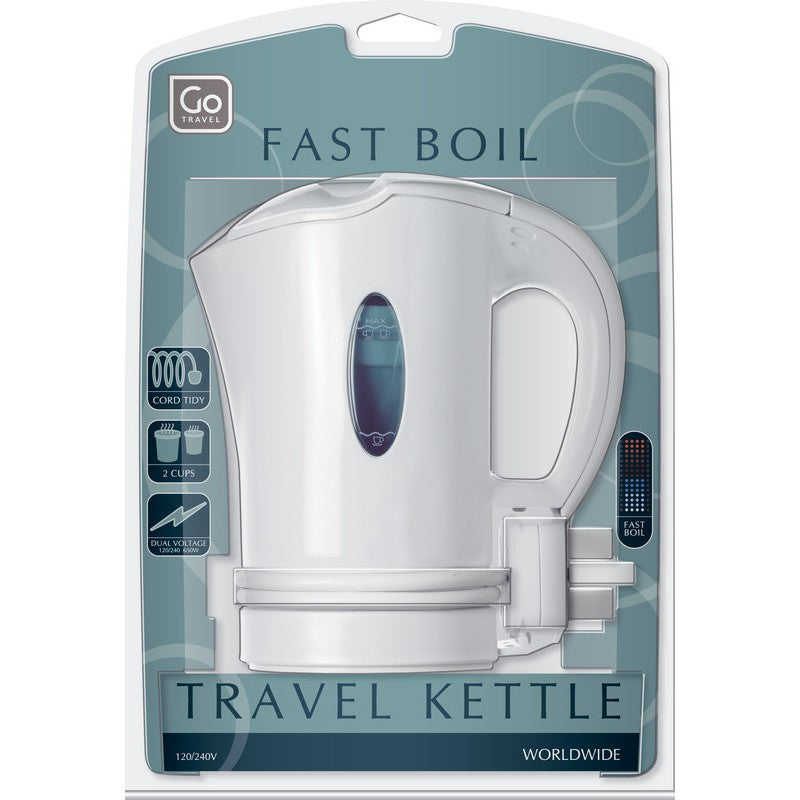 Portable Travel Kettle - Compact & Fast Boiling Electric Kettle for Camping, Hotels & Road Trips | Perfect for Tea, Coffee & Instant Meals on the Go