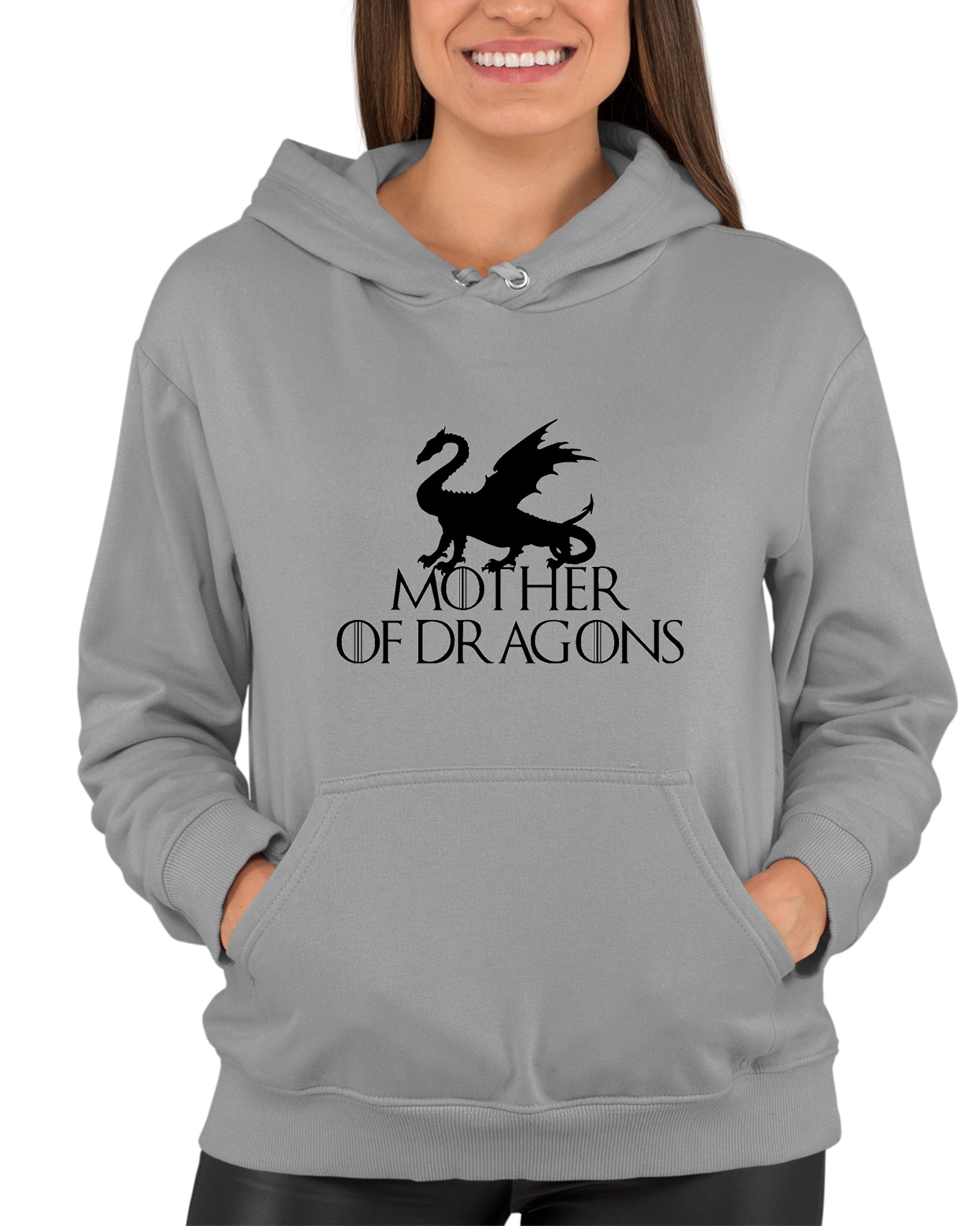 Mother of Dragons Sweatshirt Hoodie for Men & Women - Game of Thrones Inspired Pullover for Cosplay, Halloween Costume & Winter Fashion