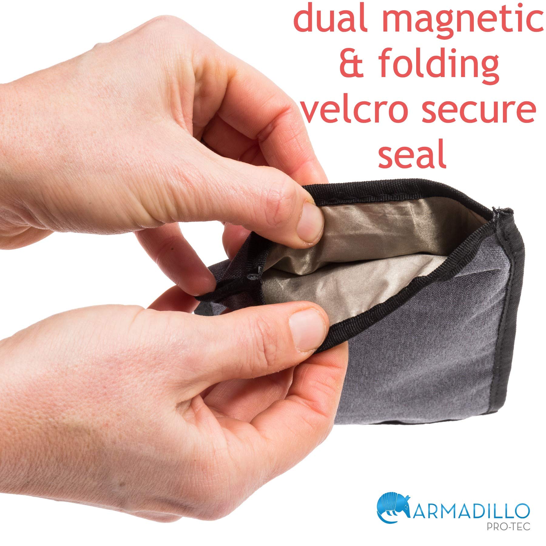 Faraday Bag for Cell Phone & Key Fob - RFID Signal Blocking Pouch for Anti-Tracking, Anti-Hacking & Theft Protection - Secure Your Devices at Home, Travel or Public Places