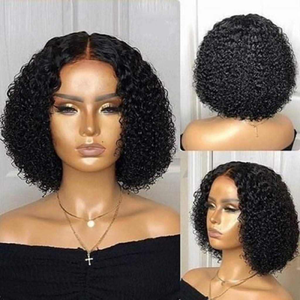 13x6 Lace Front Wigs Human Hair - Brazilian Virgin Hair Wigs for Black Women | Glueless with Baby Hair | 12 Inch 4x4 Lace Closure | Perfect for Daily Wear, Parties & Special Occasions