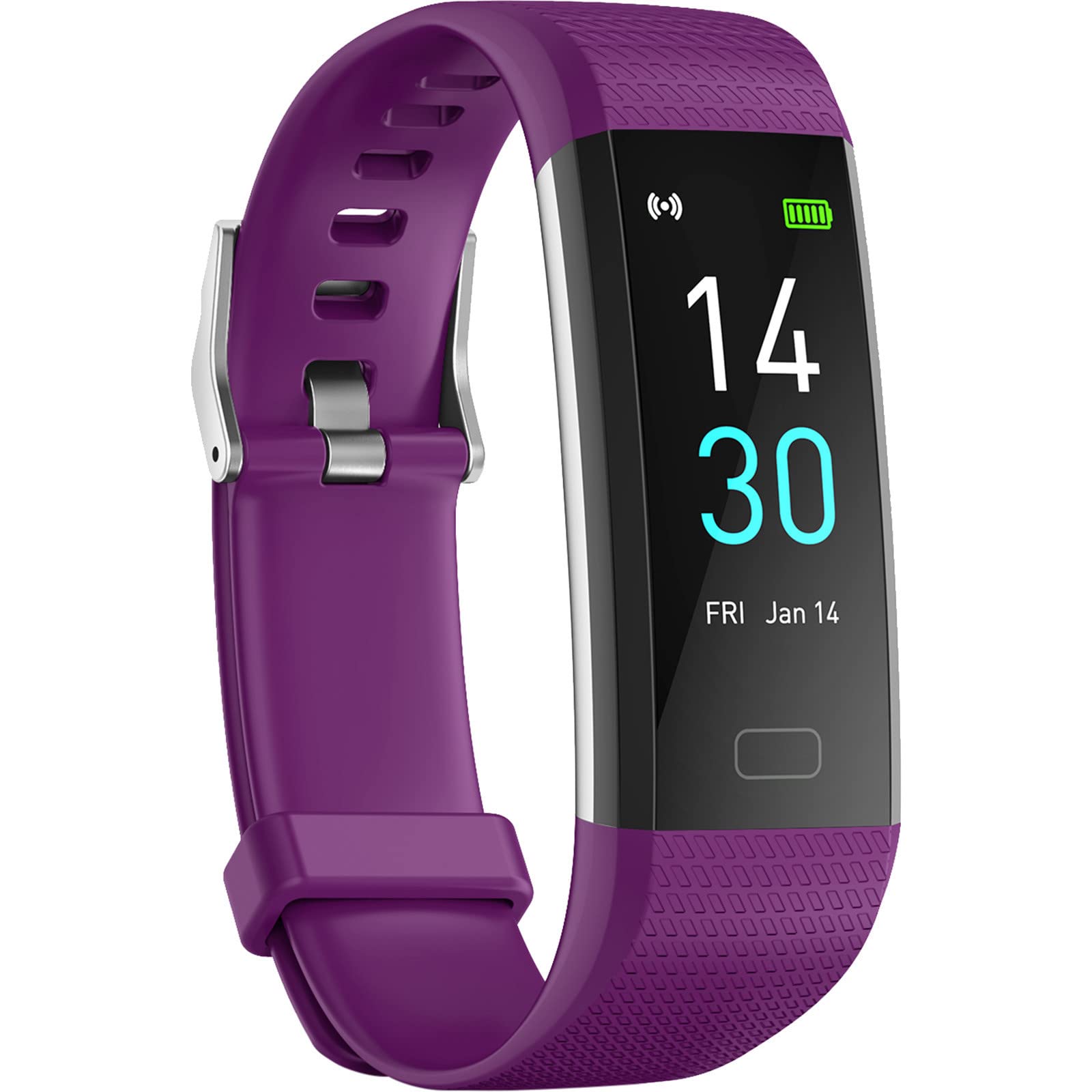 Smart Fitness Tracker Watch with Heart Rate, Blood Pressure, Oxygen & Sleep Monitor - Waterproof Sports Watch for Men & Women - Activity Tracker with Message Reminder - Perfect Gift for Holidays, Running, Gym & Outdoor Activities