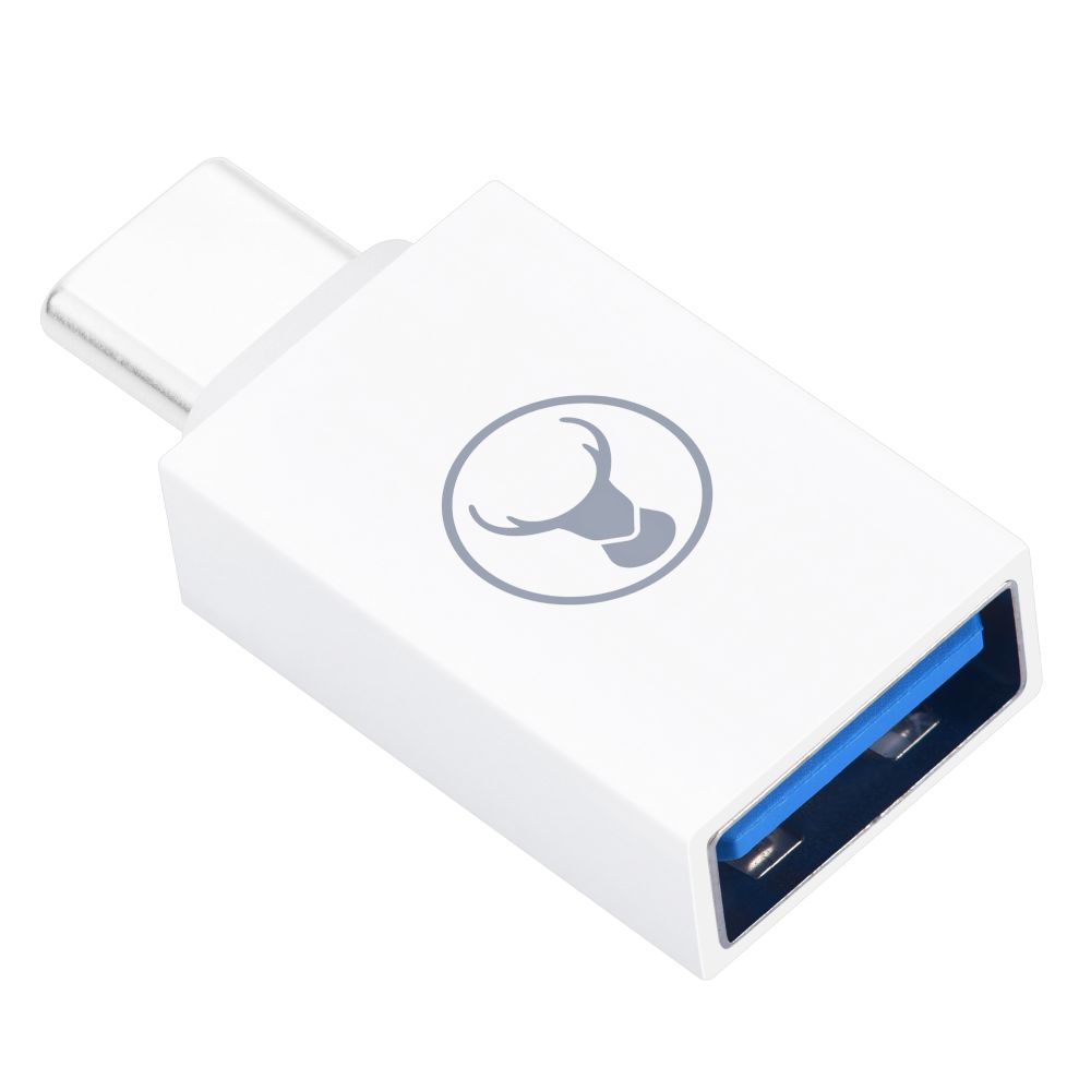 Bonelk USB C to USB A 3.0 Adapter - High Speed Data Transfer & Charging Cable - White - Compatible with MacBook, iPad Pro, Samsung Galaxy & More - Perfect for Office, Travel & Home Use