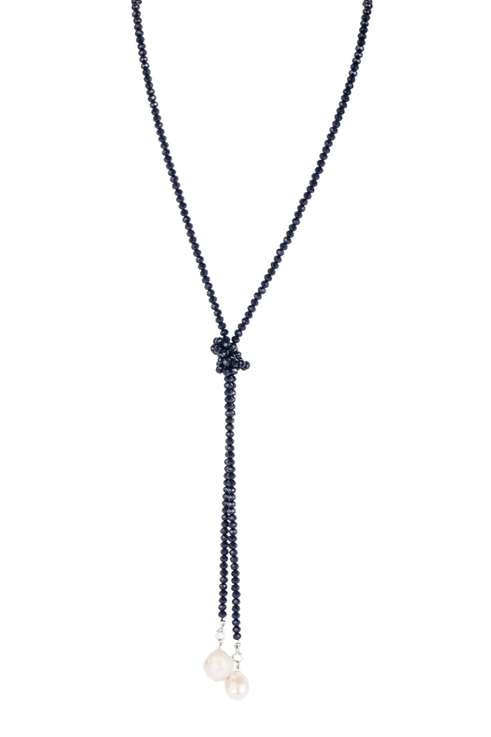 Elegant Baroque Knotted Pearl Drop Necklace for Women - Vintage Style Jewelry Gift for Bridal, Party & Special Occasions