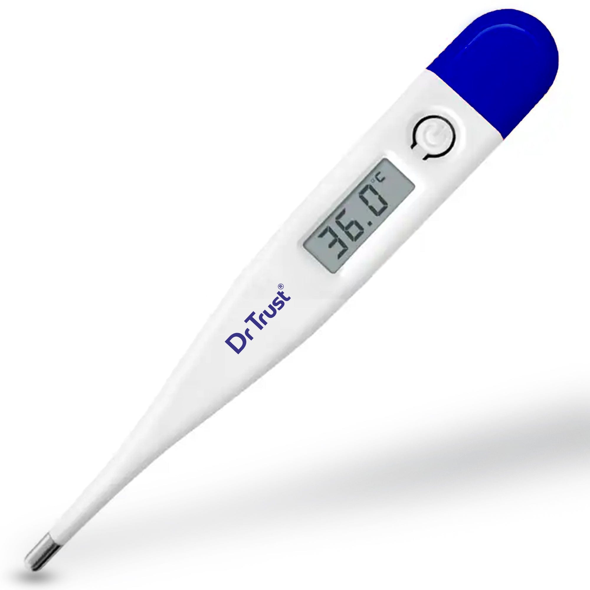 Dr Trust USA Flexible Tip Digital Thermometer - Fast, Accurate Oral & Rectal Temperature Reading for Babies, Adults & Pets - Home, Clinic & Travel Use