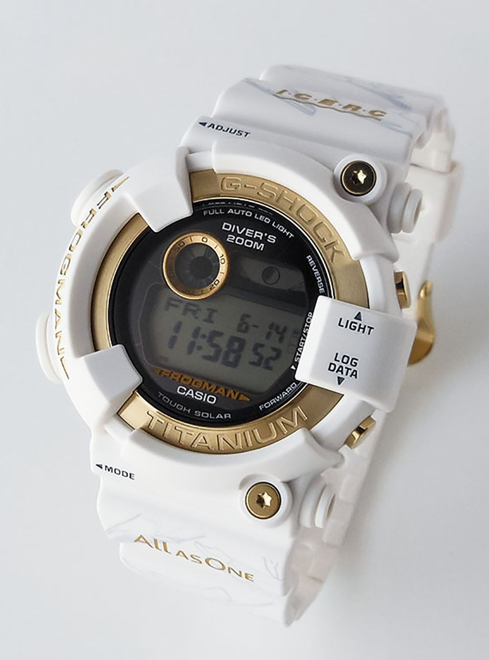 CASIO G-Shock Master of G Sea Frogman 30th Anniversary ICERC Japan Collaboration Watch GW-8201K-7JR - Made in Japan, Waterproof, Shock Resistant - Perfect for Diving, Outdoor Adventures & Sports Enthusiasts