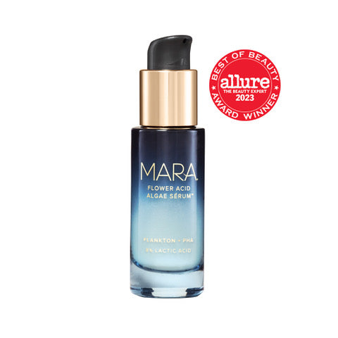 Flower Acid Algae Serum for Face - Brightening & Hydrating Skincare Treatment | Perfect for Night Routine & Anti-Aging Care