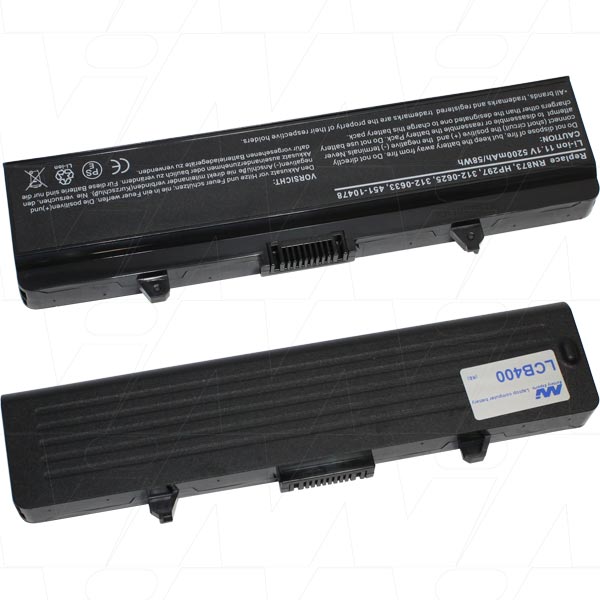 11.1V 58Wh 5200mAh Li-ion Replacement Laptop Battery for Dell - Perfect for Business Travel & Remote Work
