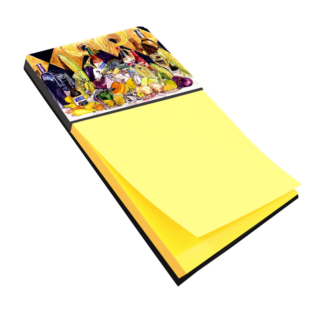 Caroline's Treasures Multicolor Desk Artwork Notepad Holder (8638SN) - Perfect for Office, Home & School Organization