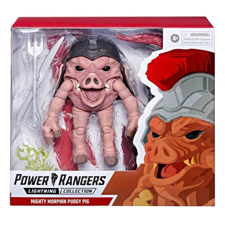 Mighty Morphin Power Rangers Lightning Collection Pudgy Pig Action Figure - Collectible Toy for Fans & Kids - Perfect for Display, Play & Gifting