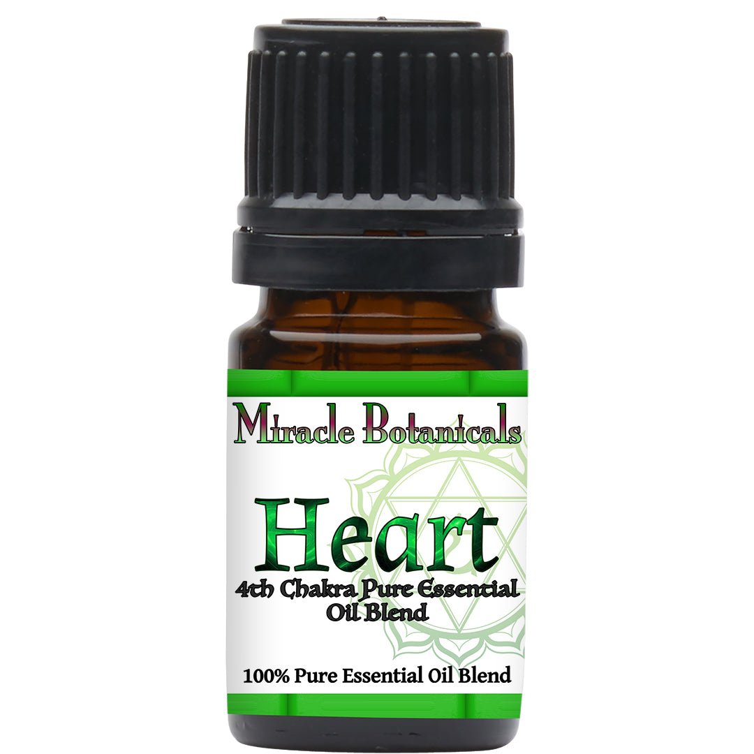 Heart Chakra Essential Oil Blend - 4th Chakra Balancing Oil for Emotional Harmony & Energy Healing | Aromatherapy for Meditation, Yoga & Self-Care