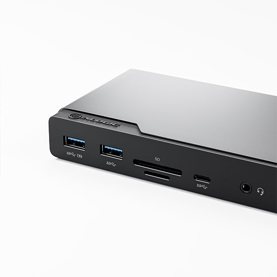 DV4 Universal Quad Display Docking Station - 4K HDMI USB-C Hub for Laptop & PC - Multi-Monitor Setup for Home Office, Gaming & Productivity