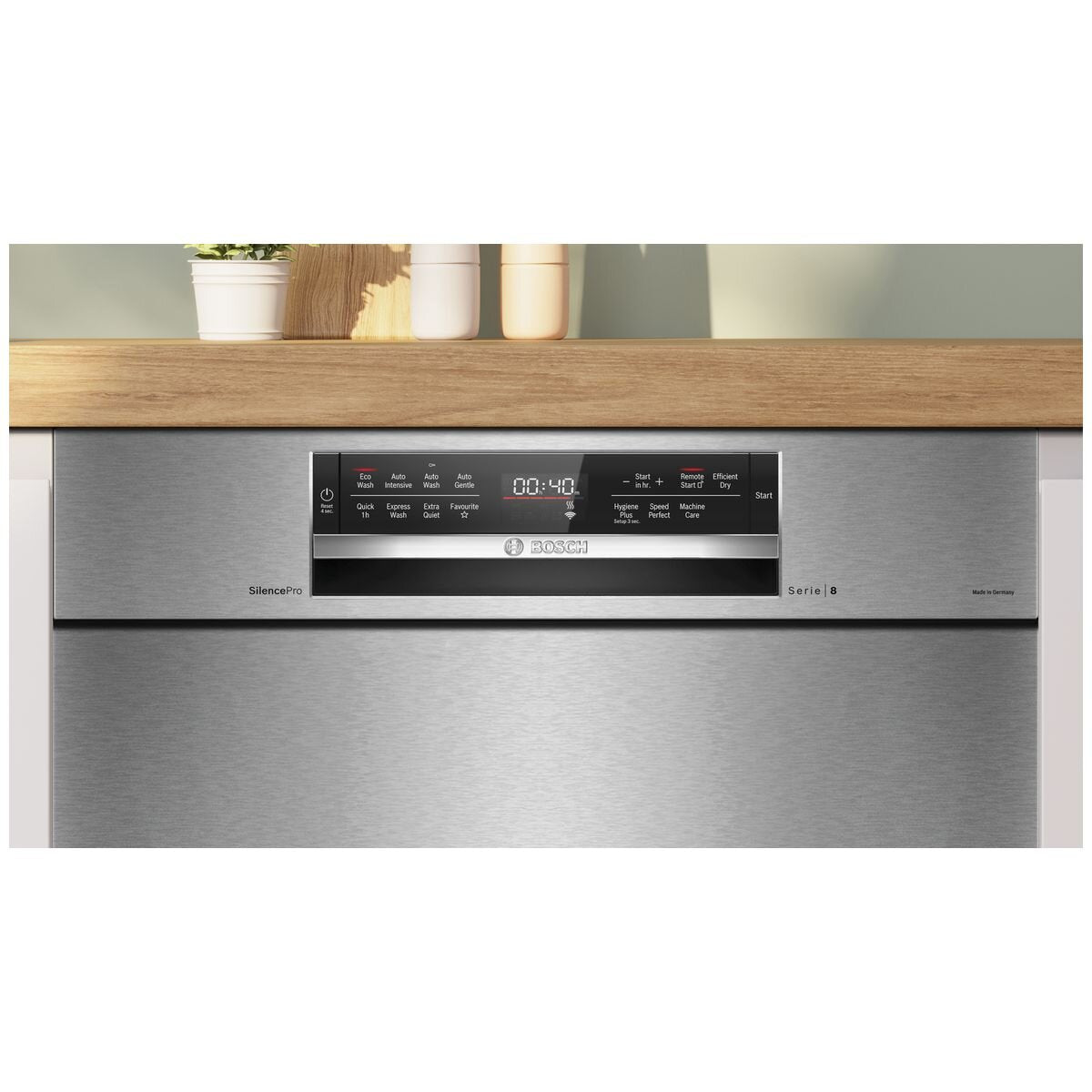 Bosch 60cm Series 8 Stainless Steel Built-In Dishwasher SMU8ECS01A - Energy Efficient & Quiet for Modern Kitchens