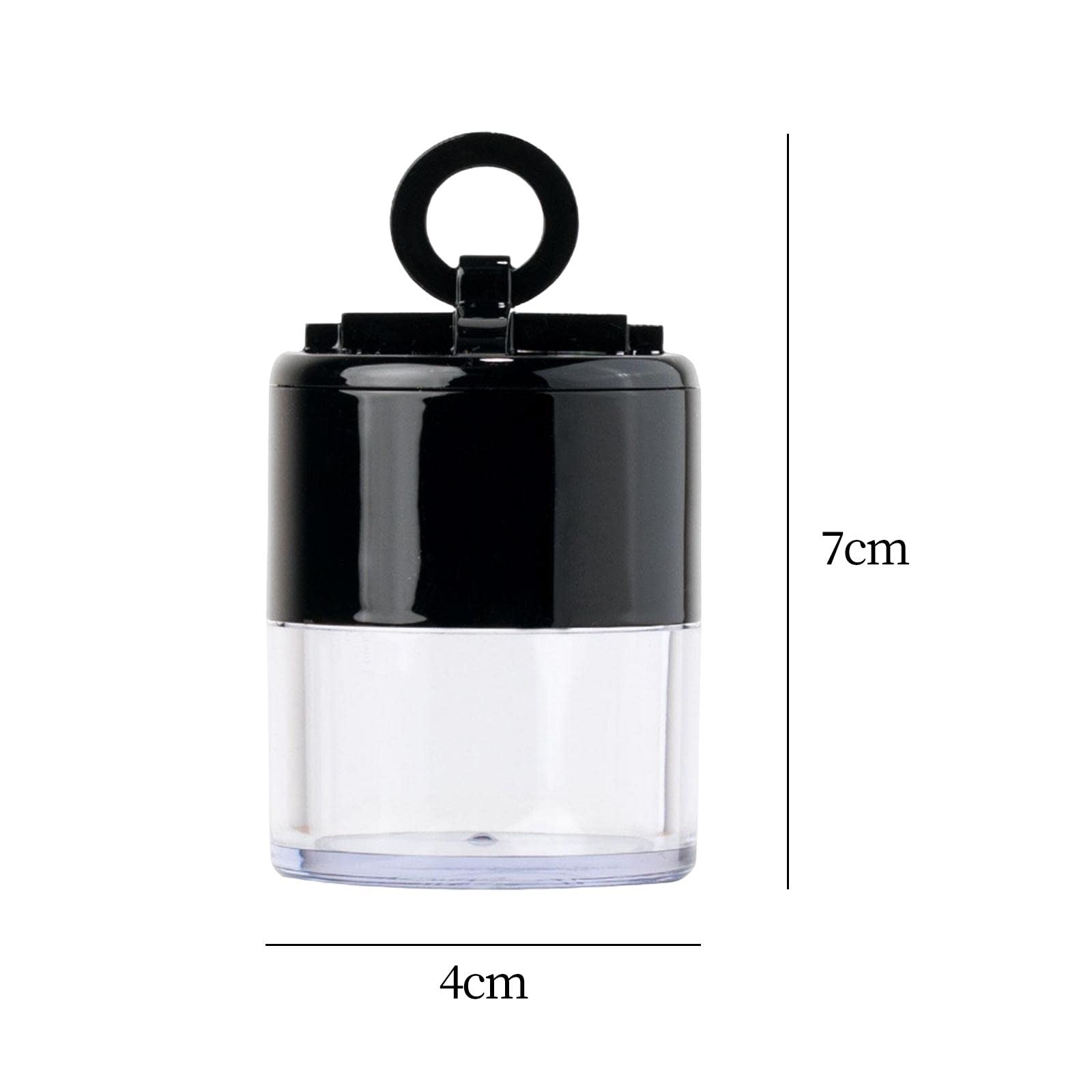 **MagiDeal Refillable Loose Powder Container - 5G Portable Makeup Jar for Travel & Home Use | Handheld Powder Pot for Easy Touch-Ups & On-the-Go Beauty**    *(Ideal for travel, home makeup organization, and quick touch-ups on the go!)*
