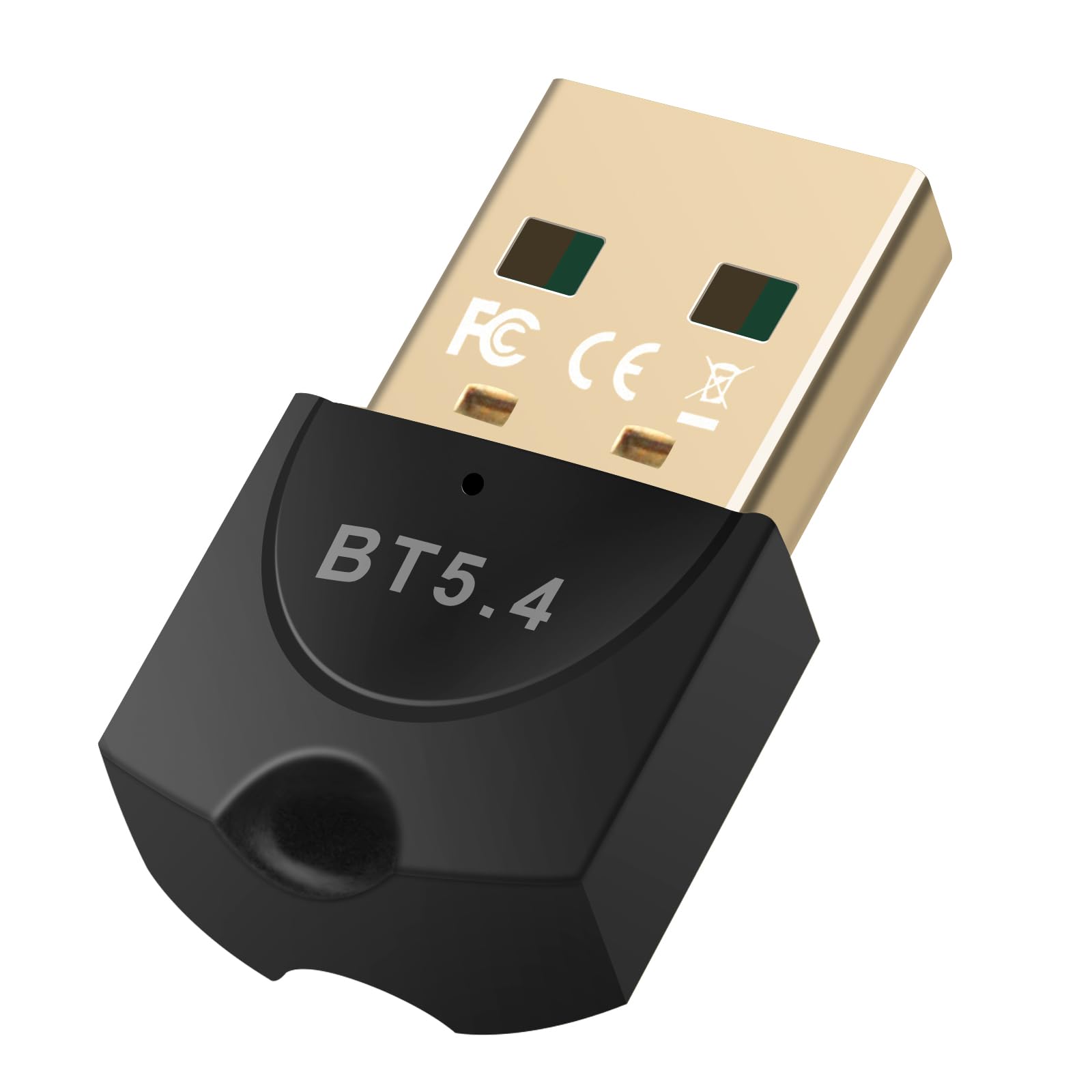 Bluetooth 5.4 USB Adapter for PC - Wireless Dongle for Mouse, Keyboard, Headphones, Phone, Tablet & Controller - Compatible with Windows 11/10/8.1/7 - Perfect for Home Office, Gaming & Multimedia Streaming
