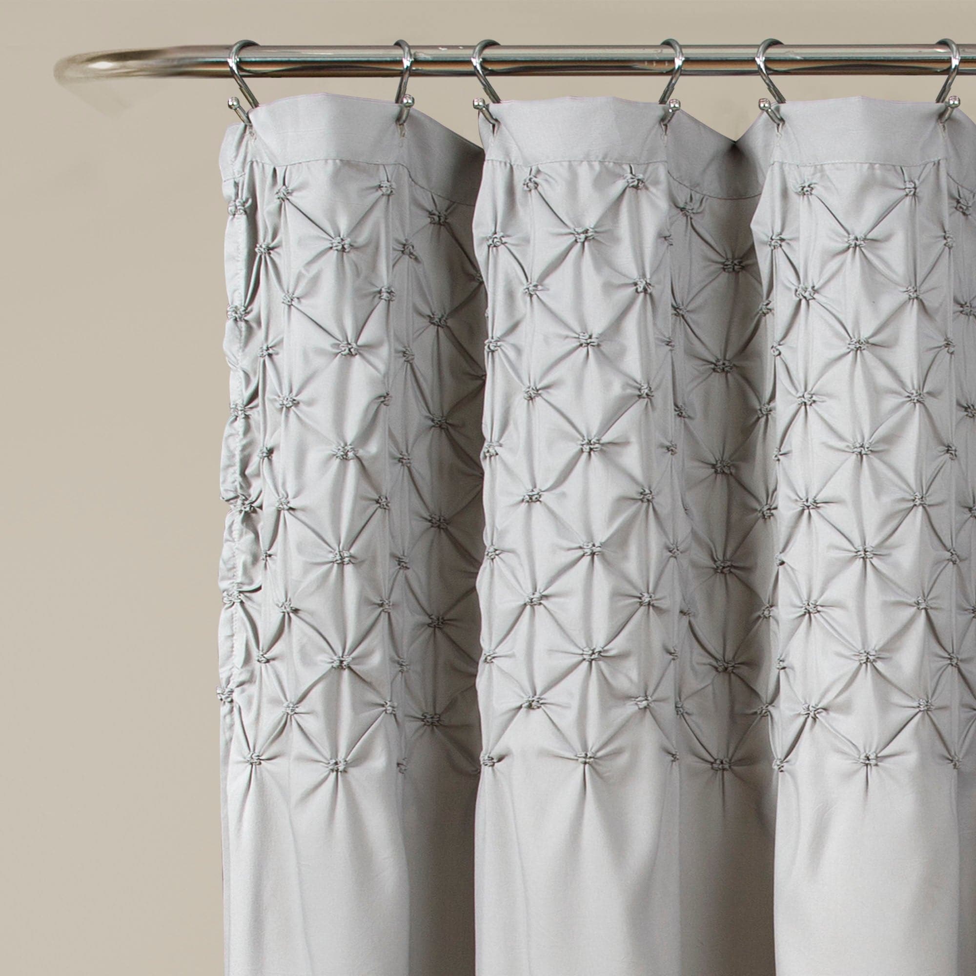Bayview Waterproof Polyester Shower Curtain with Hooks - Elegant Bathroom Decor for Modern Homes, Perfect for Bathrooms, Showers, and Spa Retreats