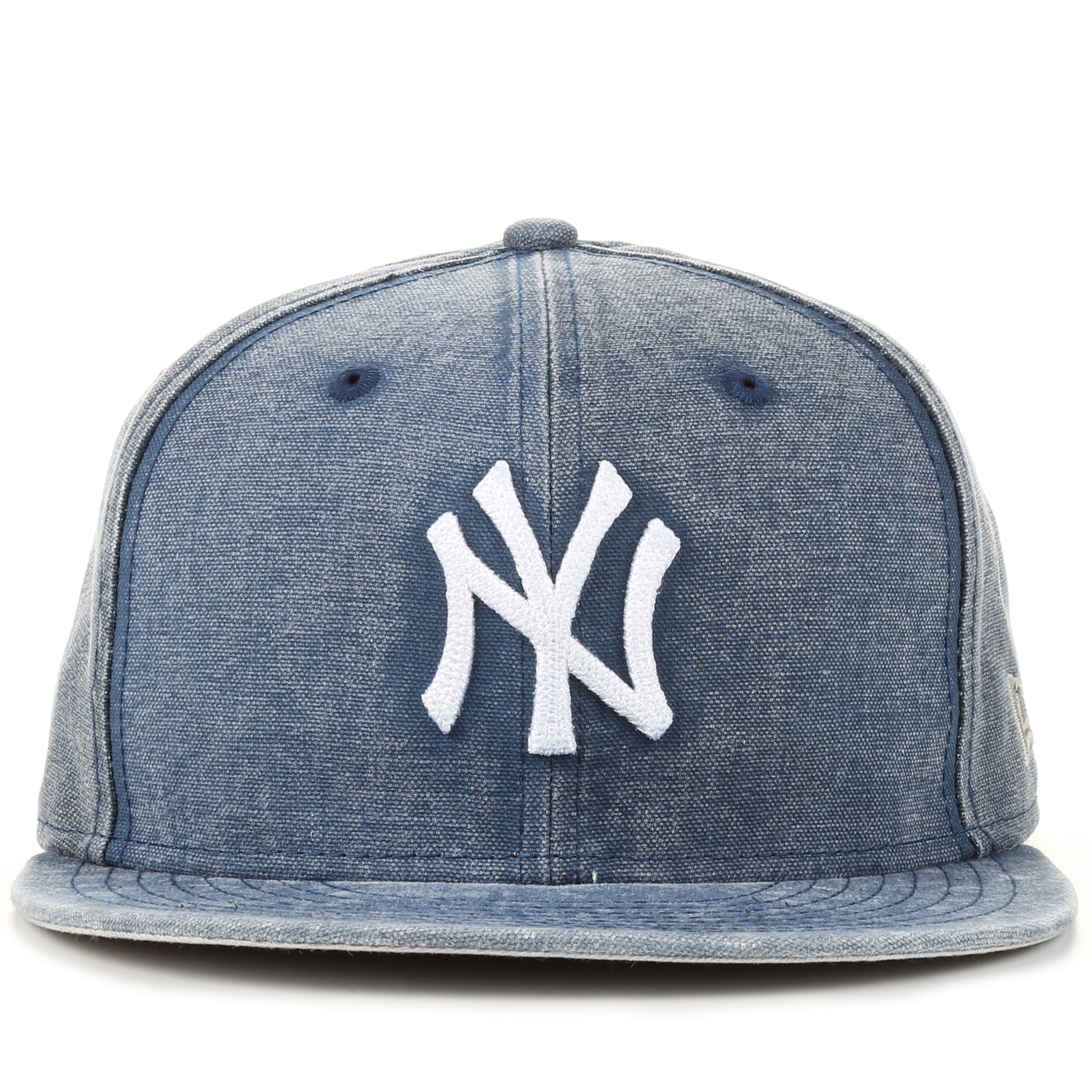 New Era 9Fifty Washed Over Snapback Hat - New York Yankees Dark Denim Baseball Cap for Men & Women - Perfect for Sports Games, Streetwear Fashion & Casual Outfits