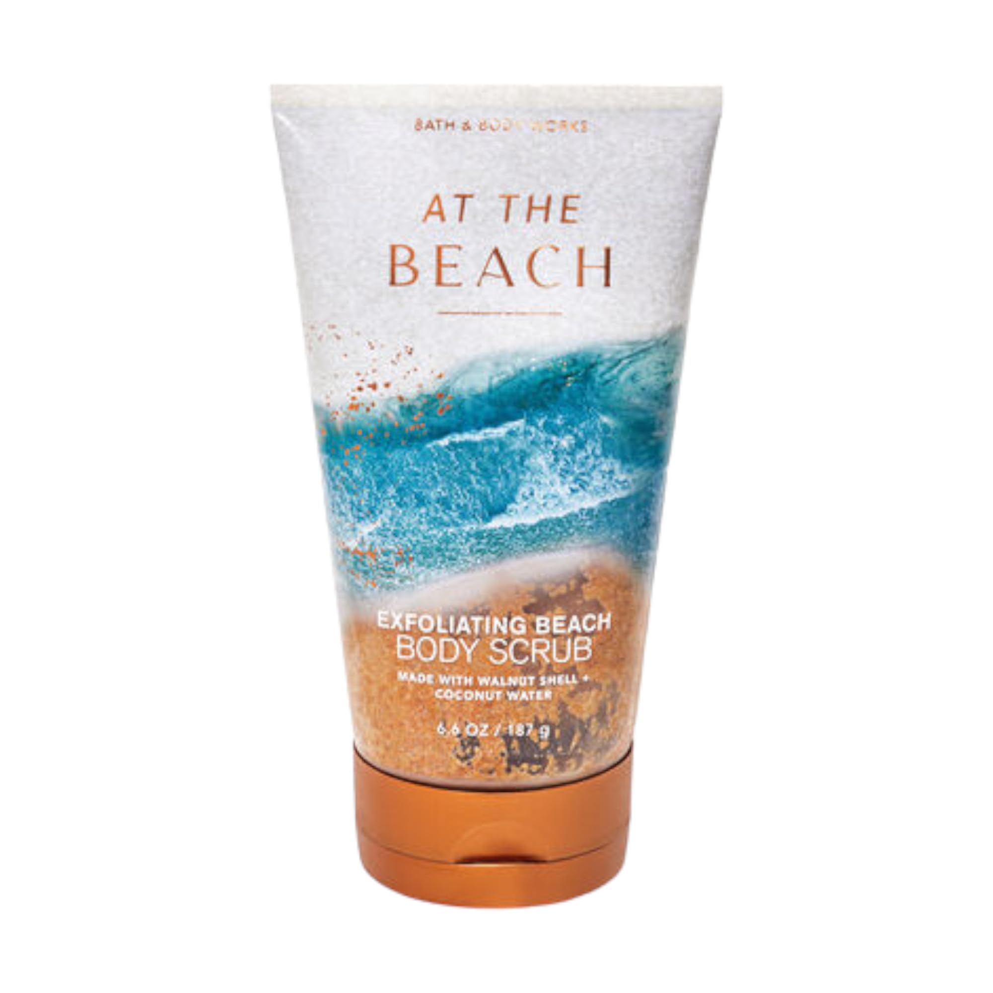 Bath and Body Works At the Beach Creamy Body Scrub - 8 oz Exfoliating Moisturizer for Smooth Skin - Pack of 1 - Perfect for Summer, Travel & Spa Days