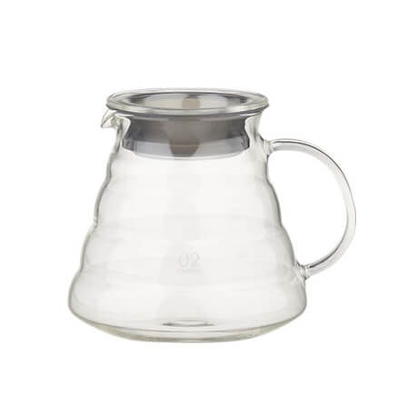 Hario V60 Clear Range Server - 700ml Glass Coffee Dripper & Carafe for Pour Over Brewing - Perfect for Home, Office, and Specialty Coffee Shops