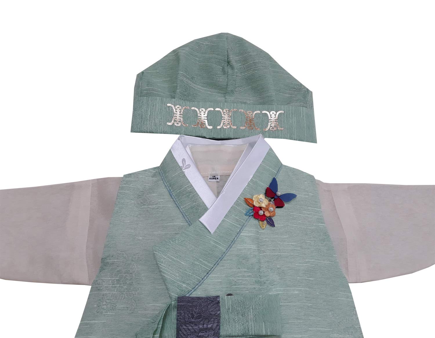 100 Days Korean Baby Boy Hanbok Traditional Dress Outfit Set - Premium Quality Silk Embroidery for First Birthday Celebration, Doljanchi Party & Cultural Events