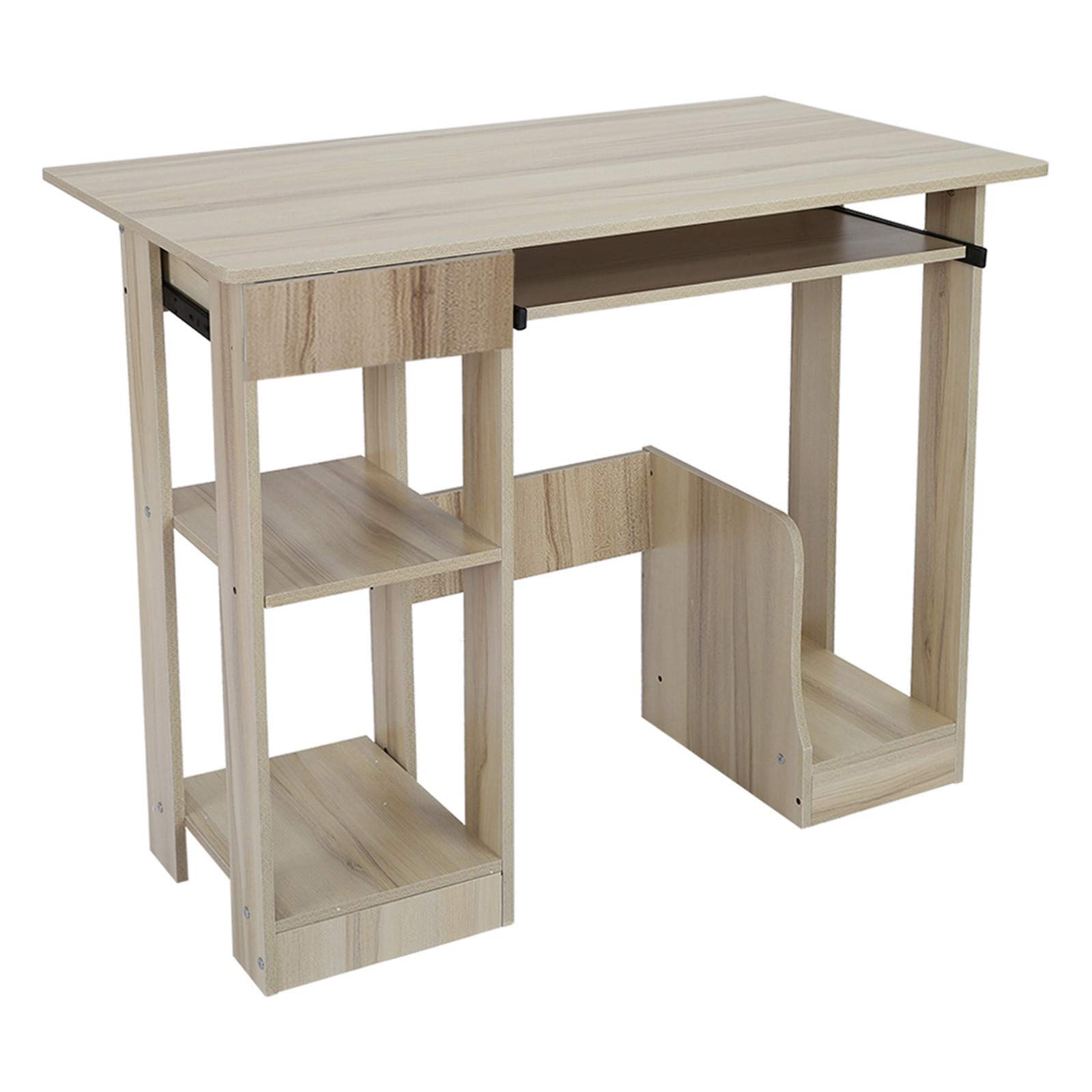 Modern Minimalist Computer Desk for Home Office - Sturdy Writing Desk with Simple Design for Work, Study, and Gaming
