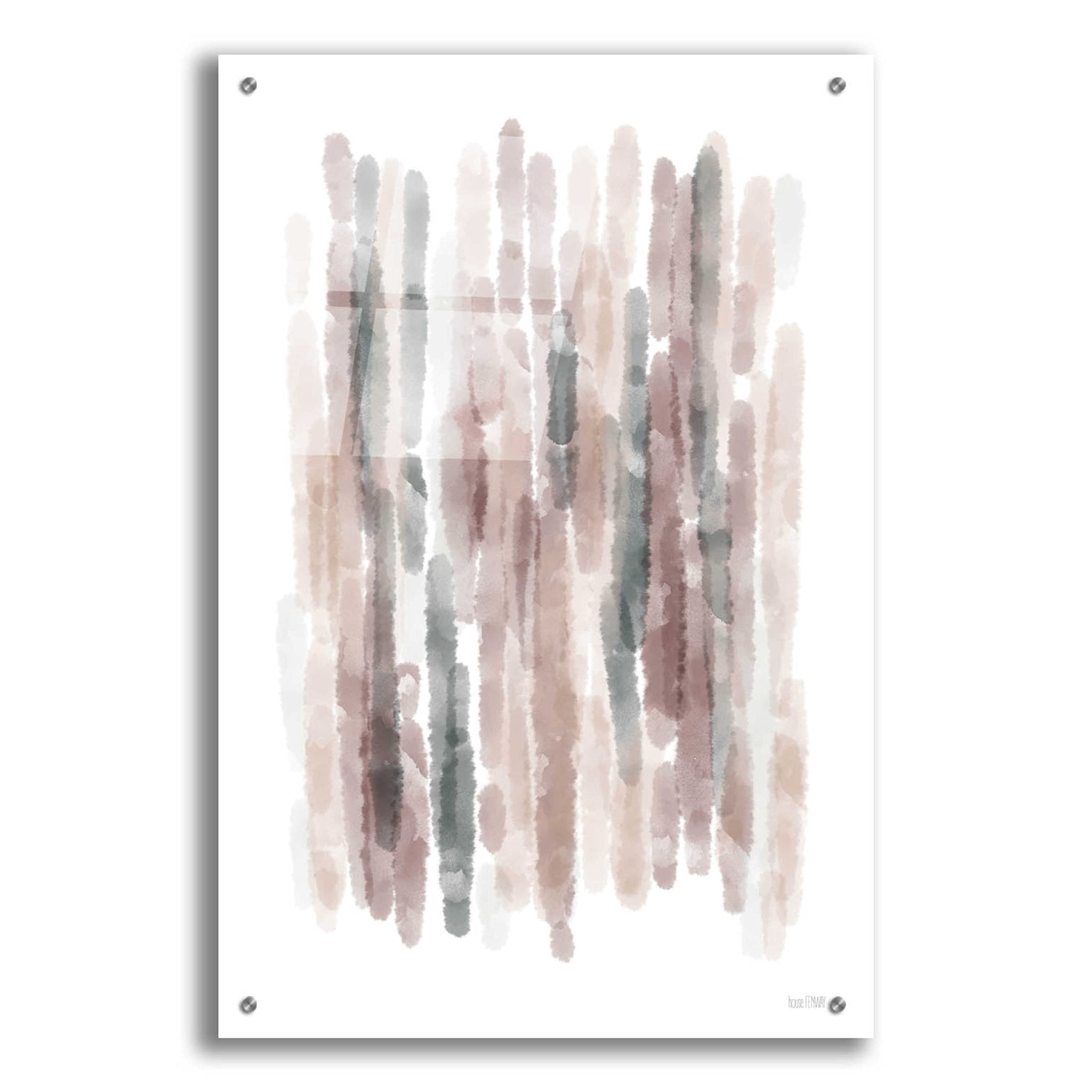 Epic Art 'Glam Abstract' by House Fenway - Premium Acrylic Glass Wall Art 24x36 Inches - Modern Home Decor for Living Room, Bedroom & Office