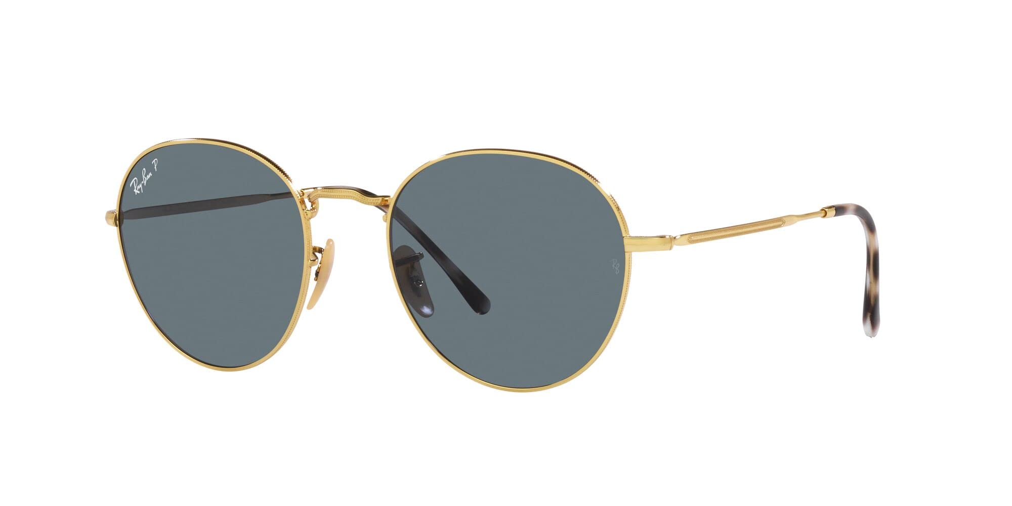 Ray-Ban RB3582 David Round Polarized Sunglasses for Men & Women - Classic Retro Style UV Protection - Perfect for Driving, Beach & Outdoor Activities