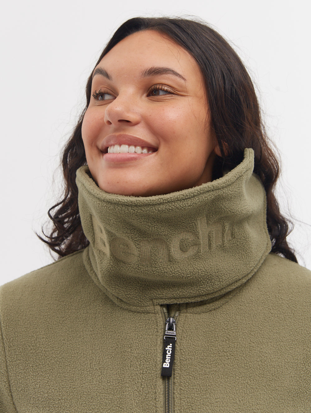 Funnel Neck Zip Up Fleece Jacket for Women - Soft Microfleece Winter Pullover - Perfect for Hiking, Camping & Outdoor Activities