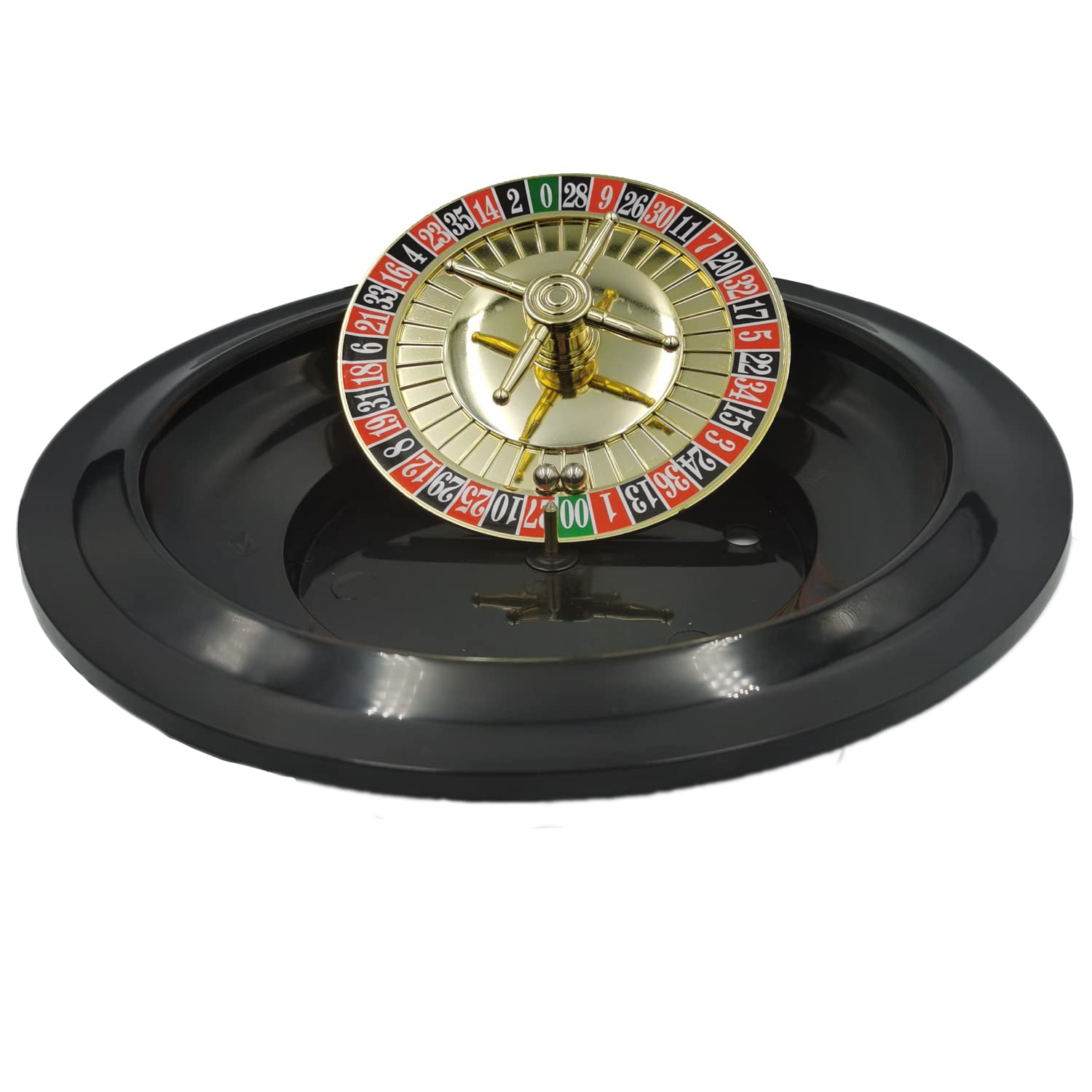 SEETOOOGAMES 10 Inch Casino Roulette Wheel with Ball - Professional Spinning Wheel for Poker Nights, Casino Parties, and Family Game Nights