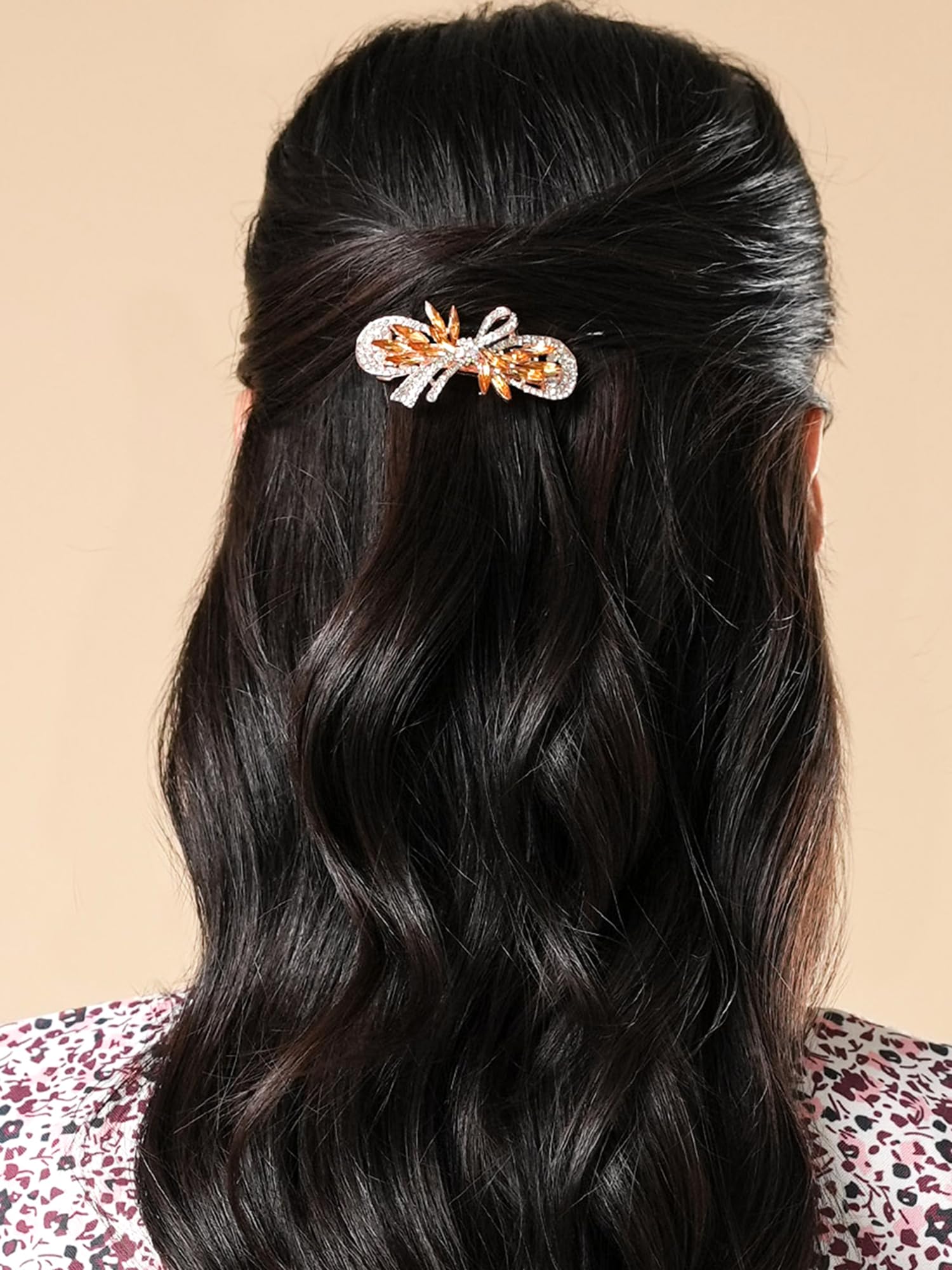 Yellow Chime Hair Clips for Women & Girls - French Barrette Hair Accessories for Women, Perfect Gift for Her - Ideal for School, Work, Parties & Everyday Style