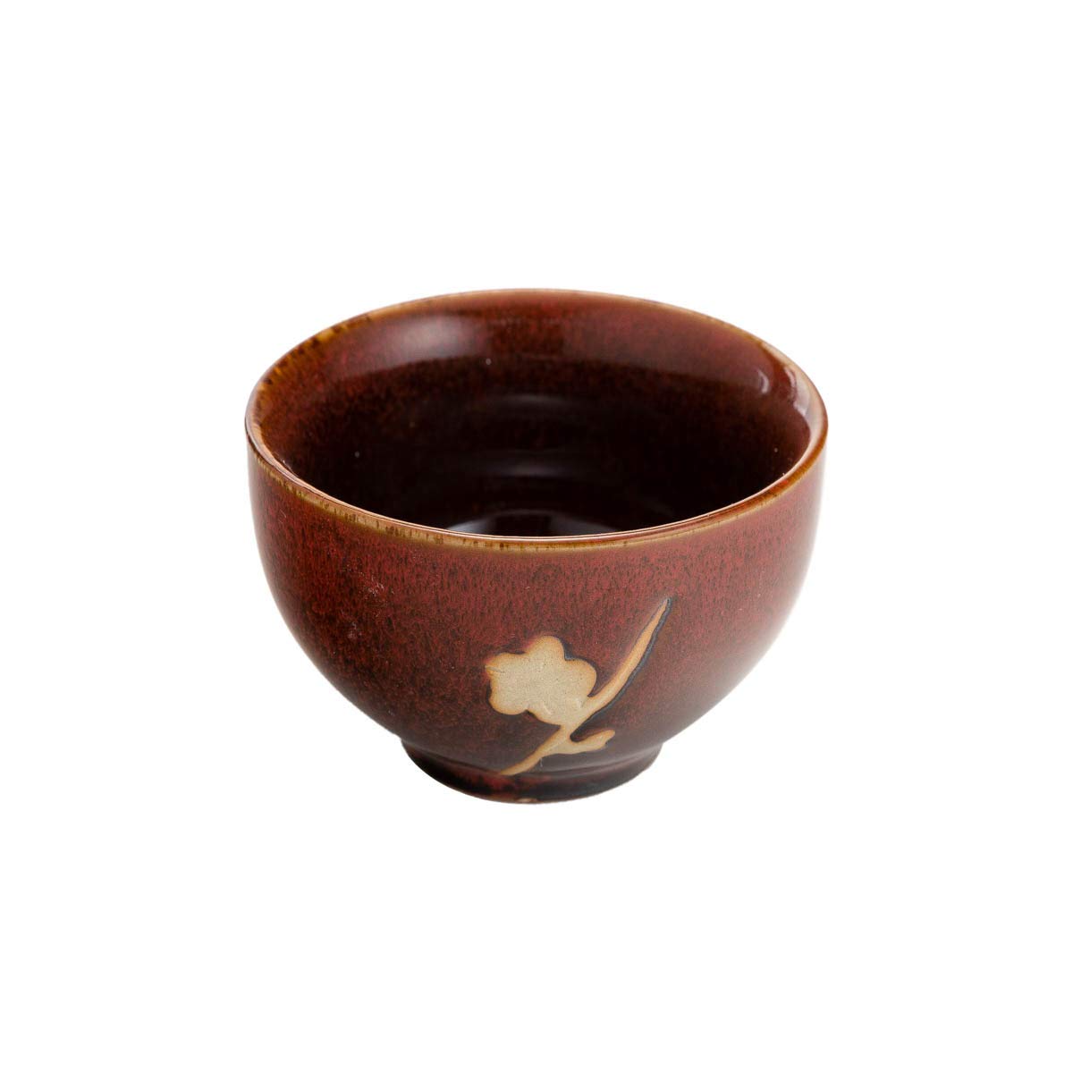 Premium Handmade Chinese & Japanese Ceramic Tea Set - Traditional Tea Ceremony Kit with Teapot, 6 Teacups & Bamboo Tray (Red) - Perfect for Home Tea Parties, Zen Meditation & Cultural Gift Giving