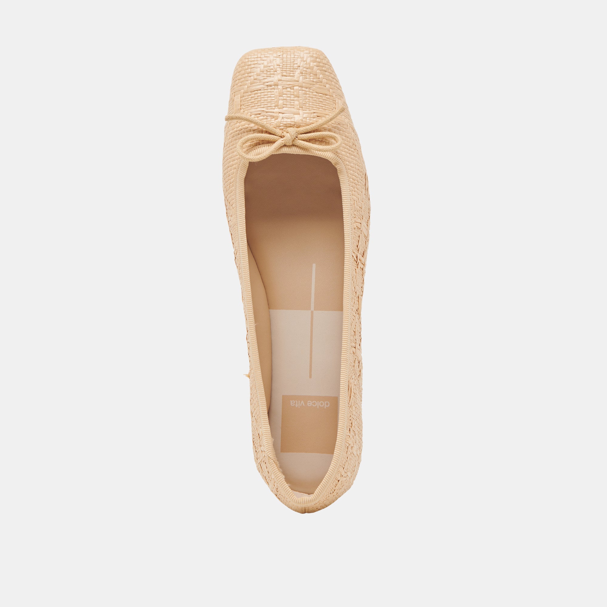 ANISA Women's Ballet Flats - Lightweight Natural Woven Raffia Shoes for Comfortable Walking | Perfect for Casual Wear, Office, and Summer Outfits