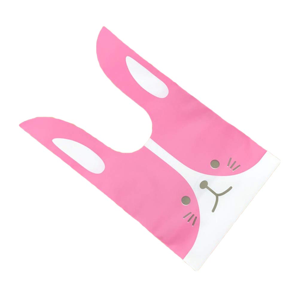 50pcs Eco-Friendly Bunny Goodie Bags for Christmas Party, Candy Treats, Lollipop Wrapping | Perfect for Holiday Gifts, Birthday Favors, Baby Showers & School Events