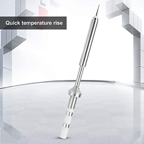 Walfront Pinecil TS100 Soldering Iron Tips - Compatible with Mini Portable Soldering Stations, Easy Installation (TS100-C1) - Perfect for Electronics Repair, DIY Projects & PCB Work