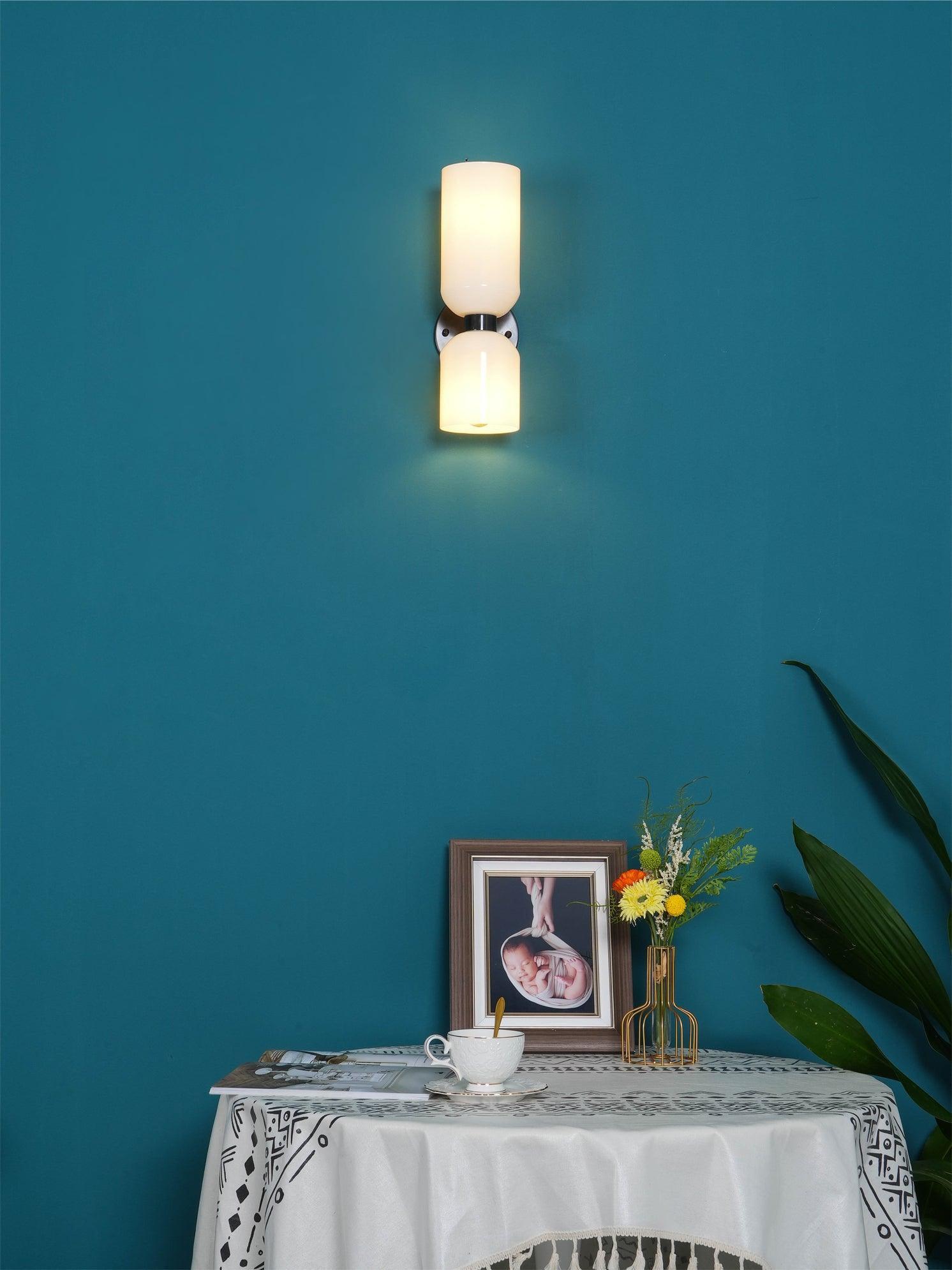 Edie Plug In Wall Lamp - Vintage Style Plug-In Sconce with Adjustable Arm for Bedroom, Living Room & Hallway Lighting