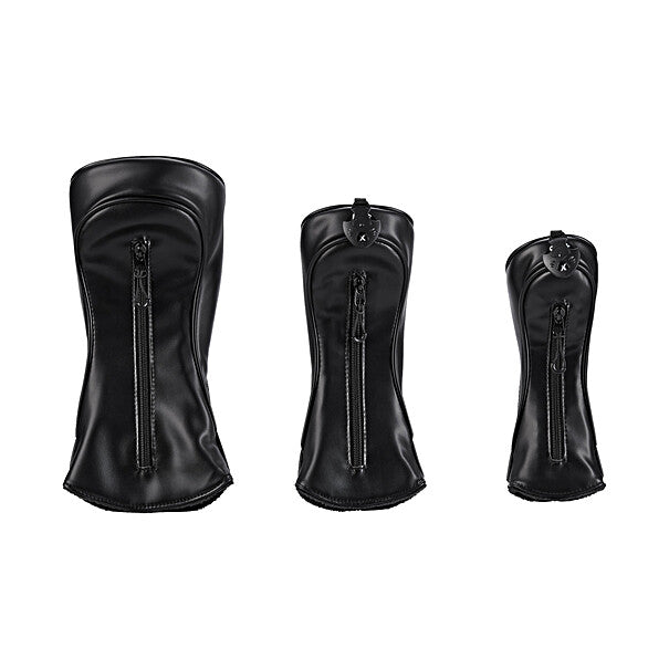 Premium Porsche Golf Club Headcovers Set of 3 - Stylish Protection for Drivers, Woods & Hybrids | Perfect Gift for Golf Enthusiasts | Ideal for Country Clubs, Tournaments & Casual Play