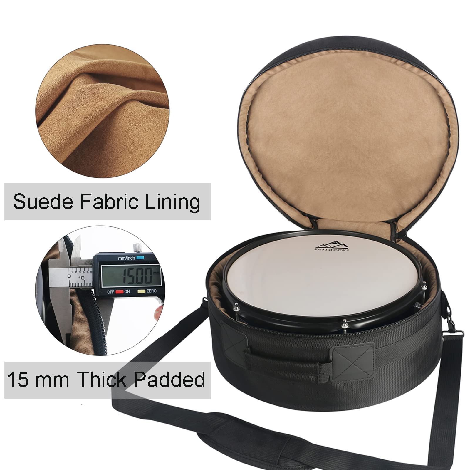 EASTROCK 5-Piece Drum Bag Set for 12